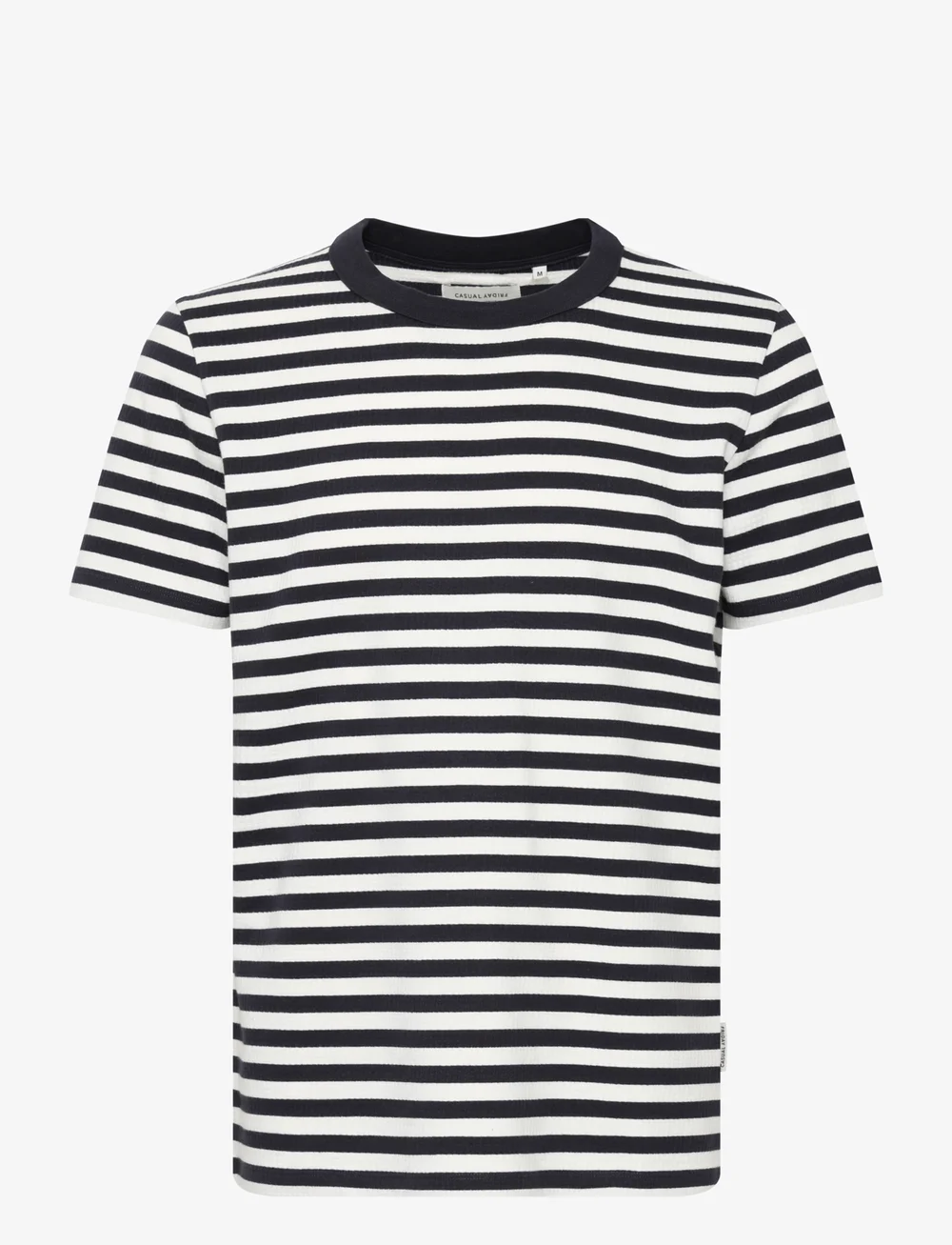 Casual Friday - CFLOKE structured striped tee - collections - egret - 1