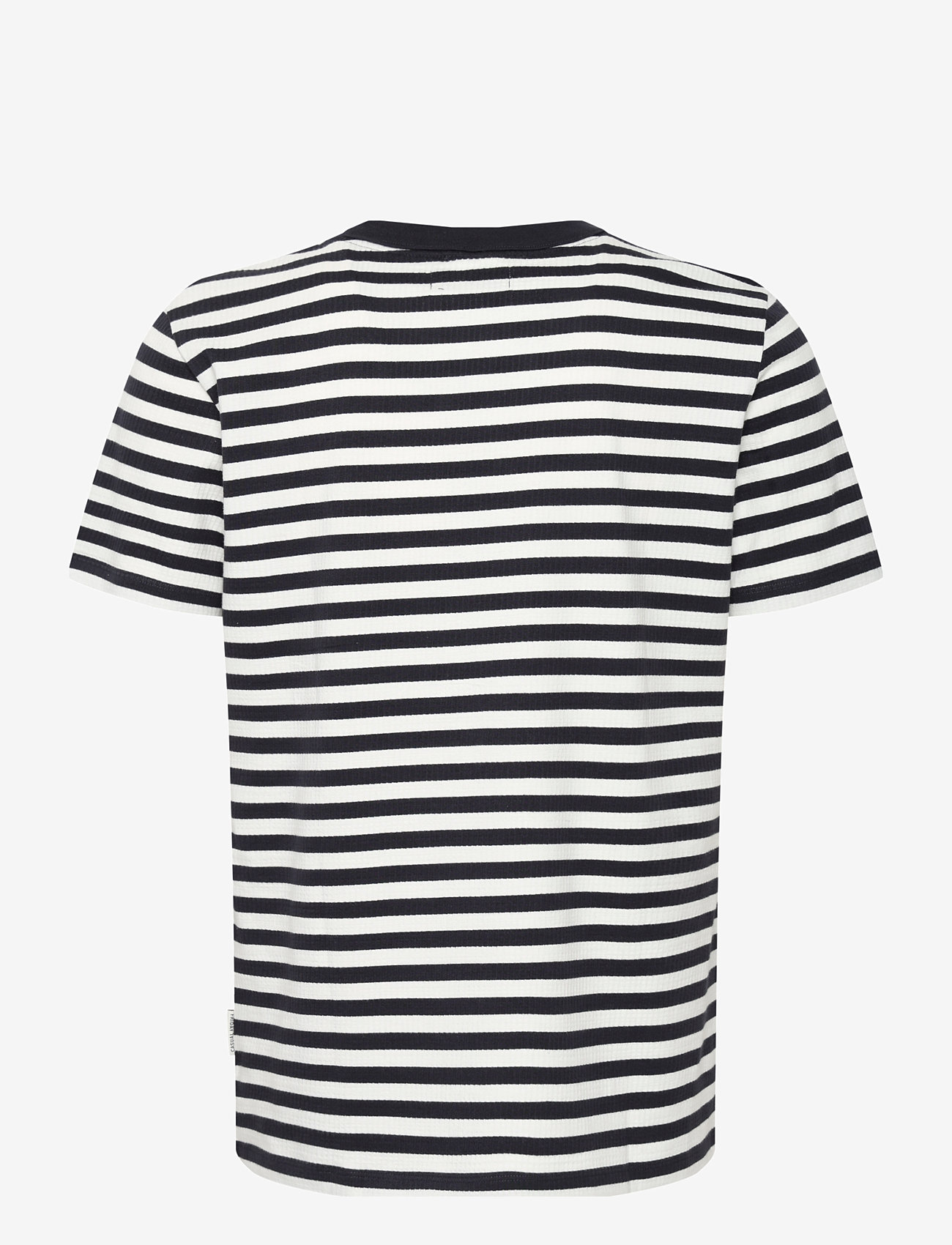 Casual Friday - CFLOKE structured striped tee - herbstliche kleidung - egret - 1