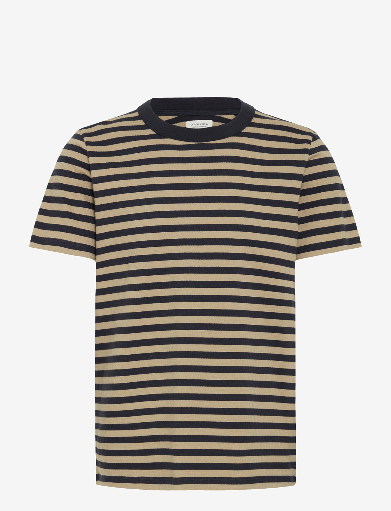 Casual Friday - CFLOKE structured striped tee - herbstliche kleidung - tree house - 0