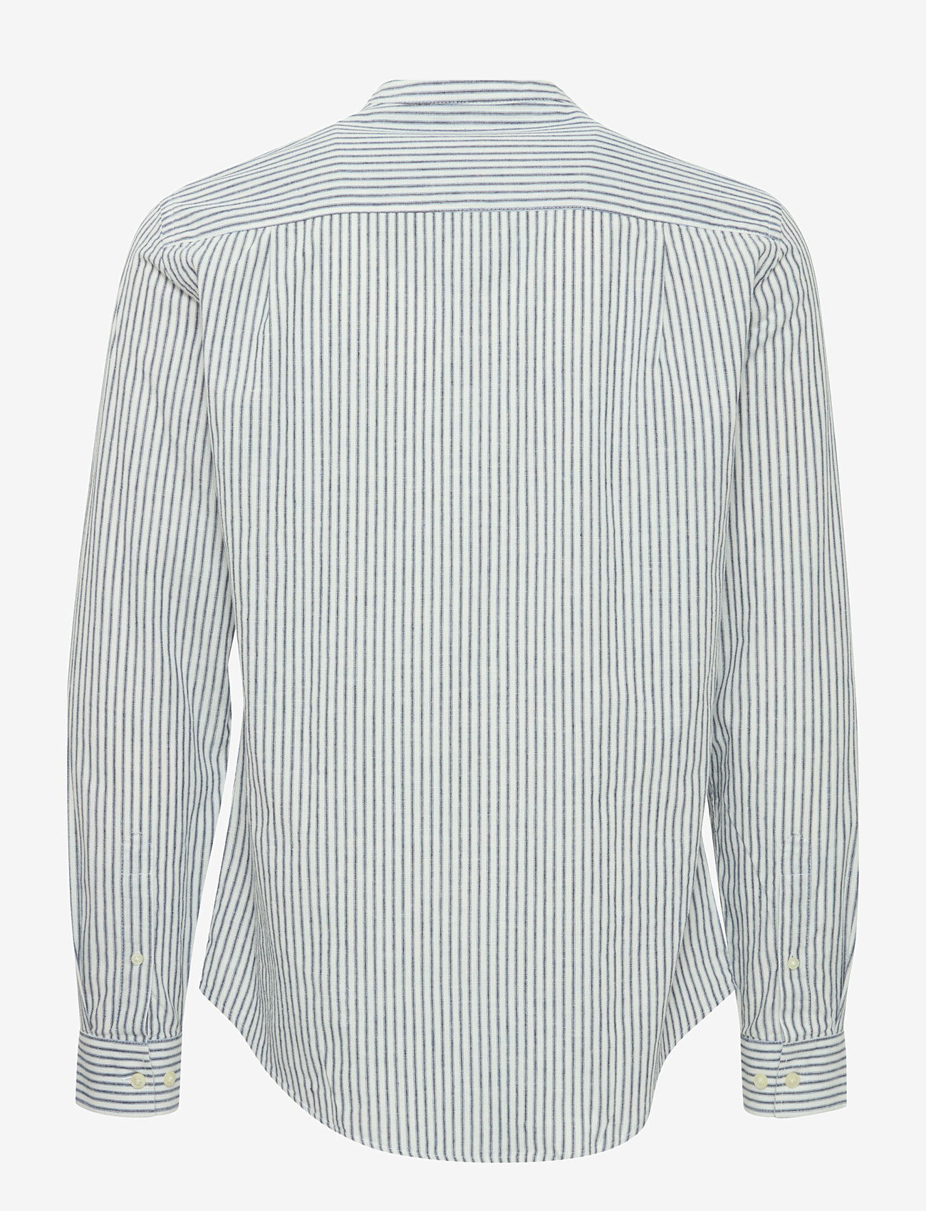 Casual Friday - CFANDREW LS striped linen mix shirt - cloud dancer - 2