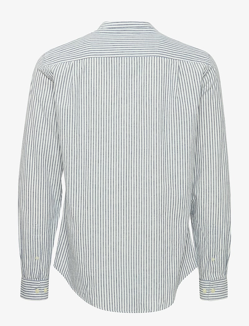 Casual Friday - CFANDREW LS striped linen mix shirt - leinenhemden - cloud dancer - 2