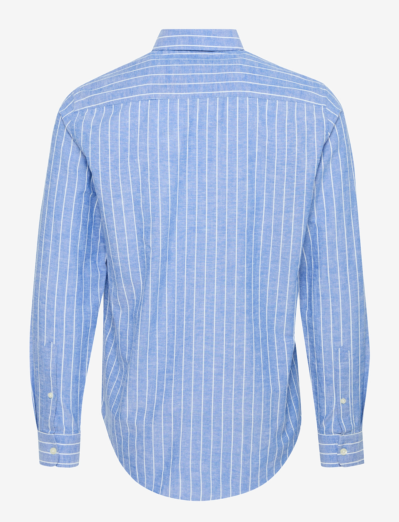 Casual Friday - CFANDRÉ LS wide stripe linen mix sh - riverside - 2