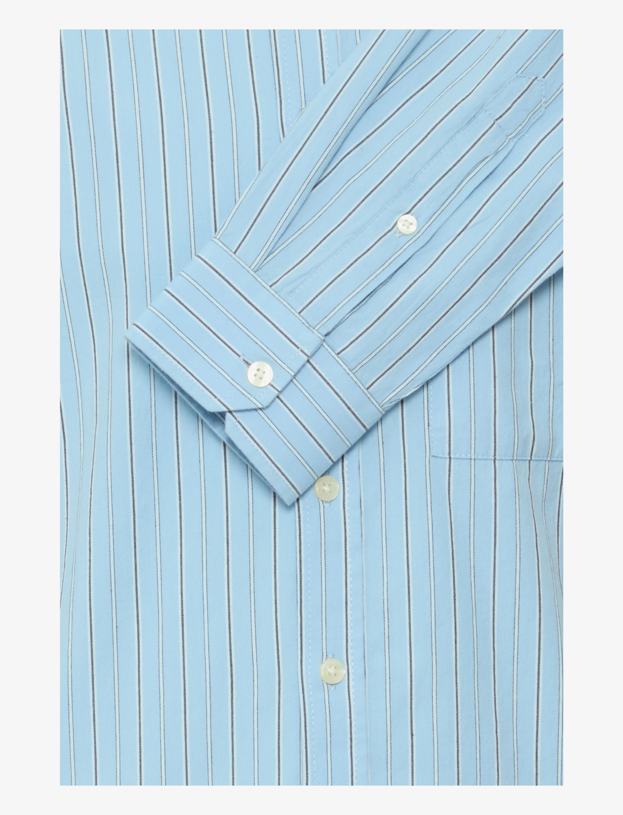 Casual Friday - CFFREDDI LS small striped shirt - blue bell - 3