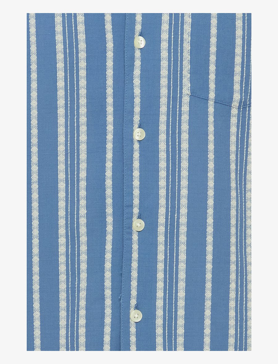 Casual Friday - CFMILTON SS RC dobby striped shirt - riverside - 3