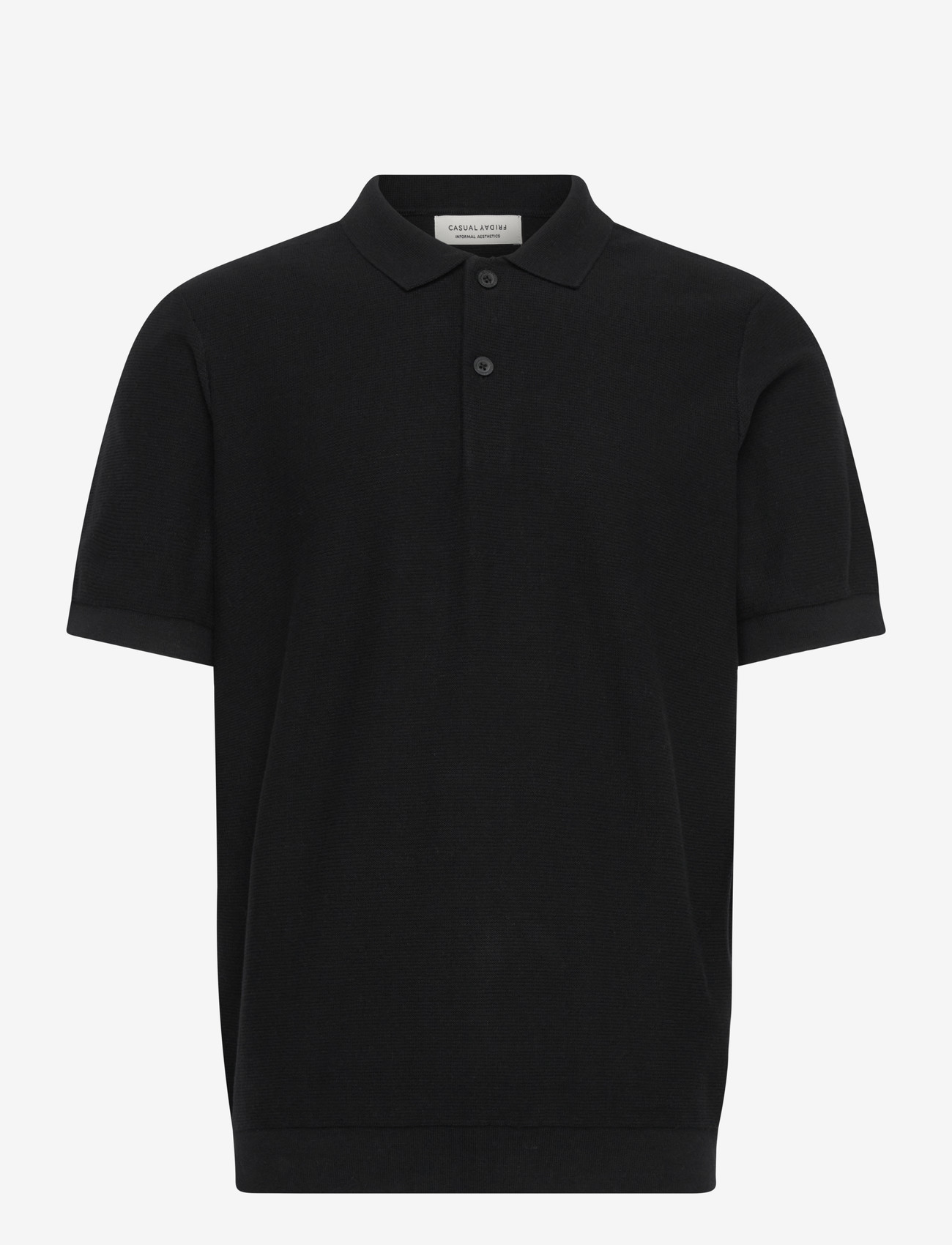 Casual Friday - CFEDWARD RELAXED POLO KNIT - kurzärmelig - dark navy - 0