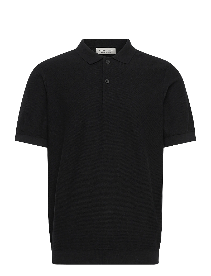 Casual Friday - CFEDWARD RELAXED POLO KNIT - kurzärmelig - dark navy - 0