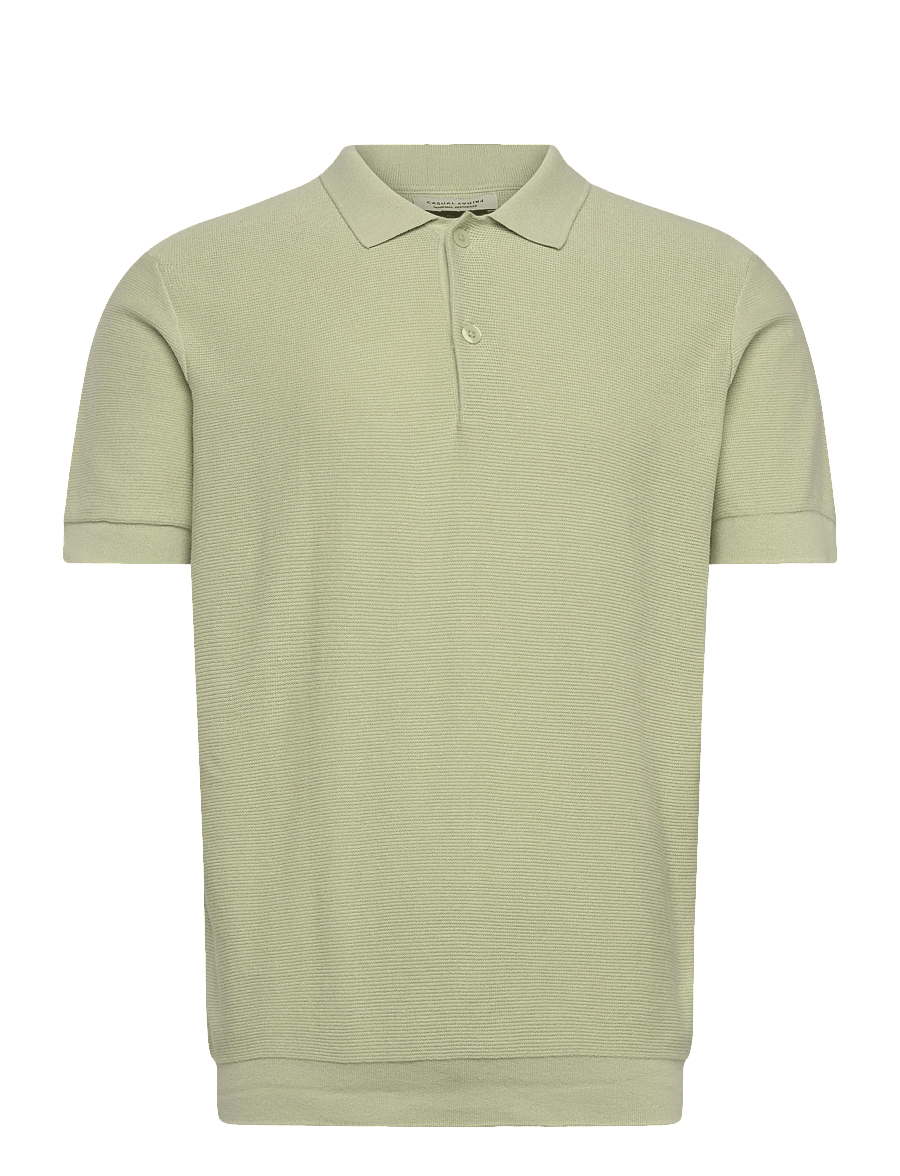 Casual Friday - CFEDWARD RELAXED POLO KNIT - kurzärmelig - swamp - 1