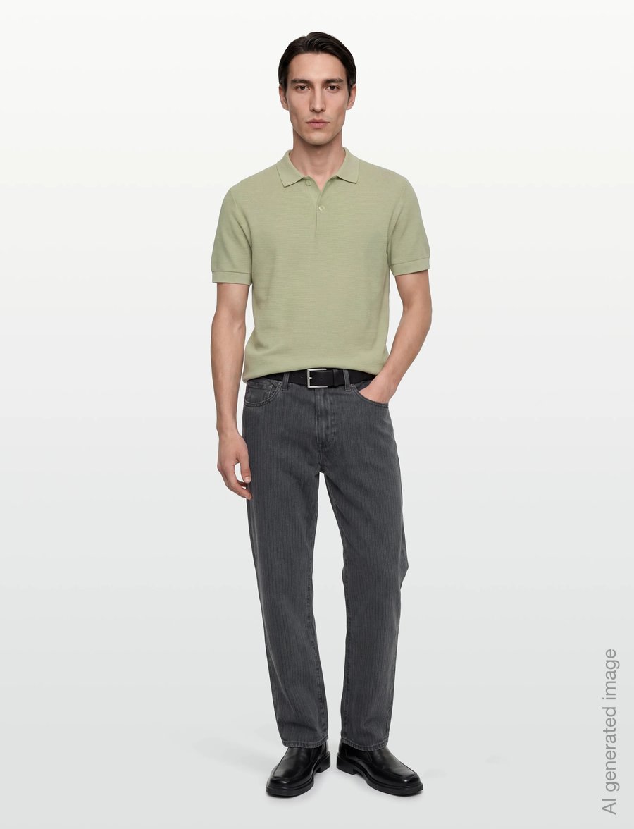 Casual Friday - CFEDWARD RELAXED POLO KNIT - kurzärmelig - swamp - 0
