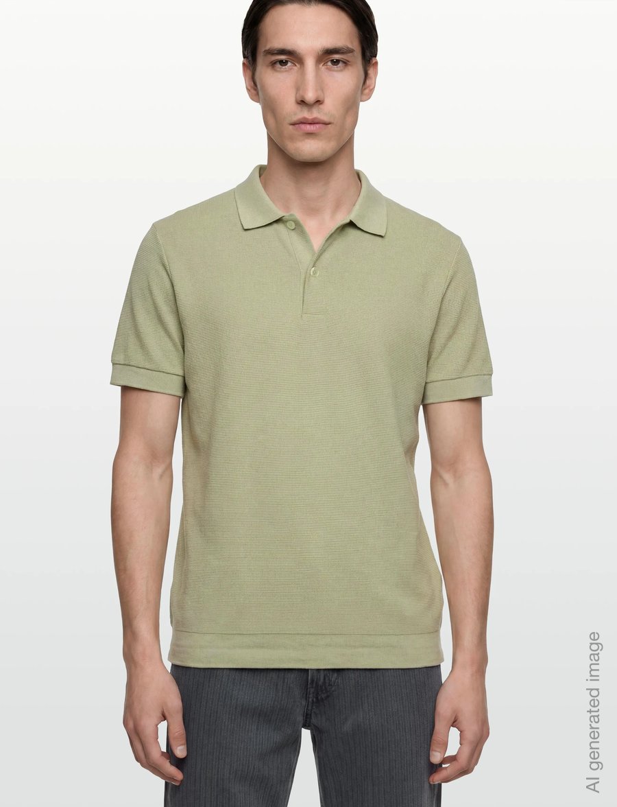 Casual Friday - CFEDWARD RELAXED POLO KNIT - kurzärmelig - swamp - 3