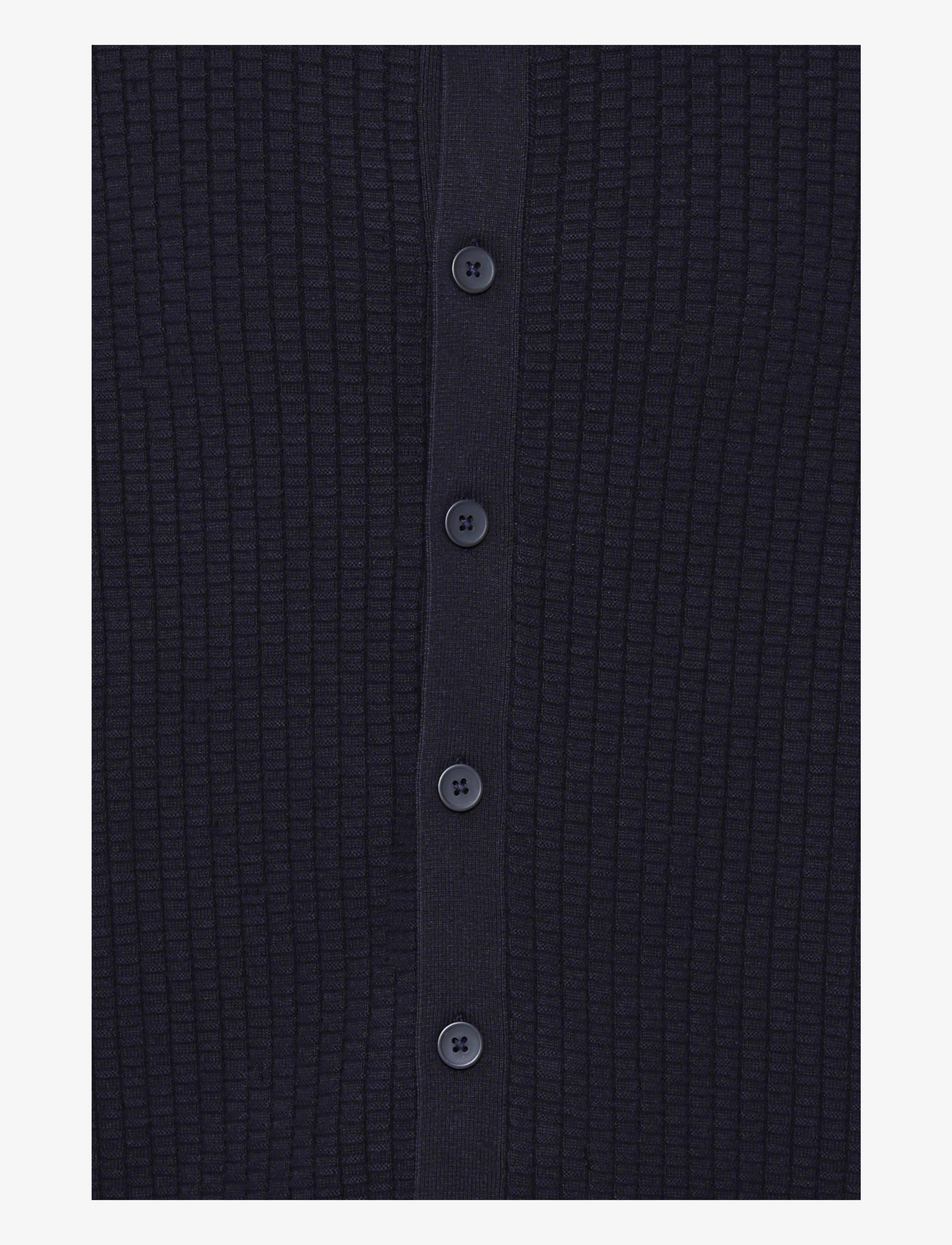 Casual Friday - CFCONNER SS knit cardigan - overhemden met korte mouw - dark navy - 3