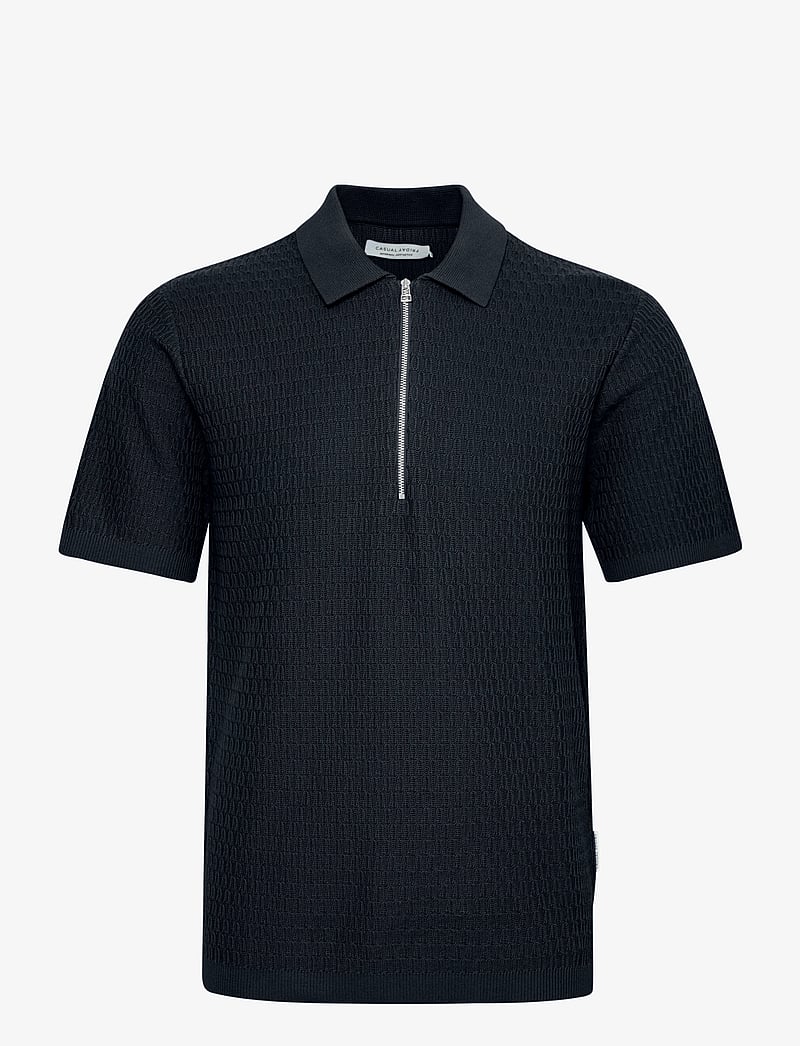 Casual Friday Cfjoe Ss Structured Polo Knit – short-sleeved polos