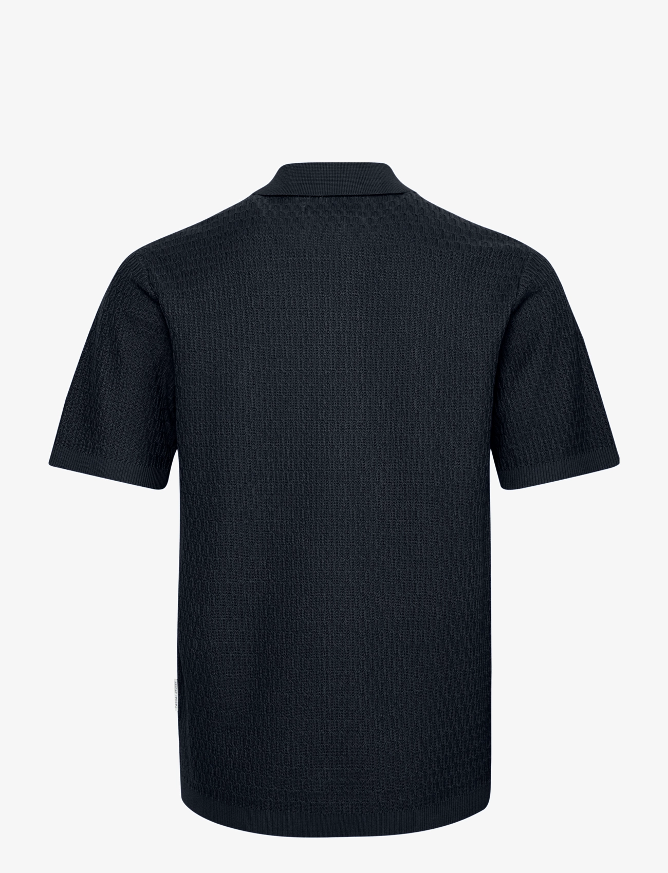 Casual Friday - CFJOE SS structured polo knit - kollektioner - dark navy - 2