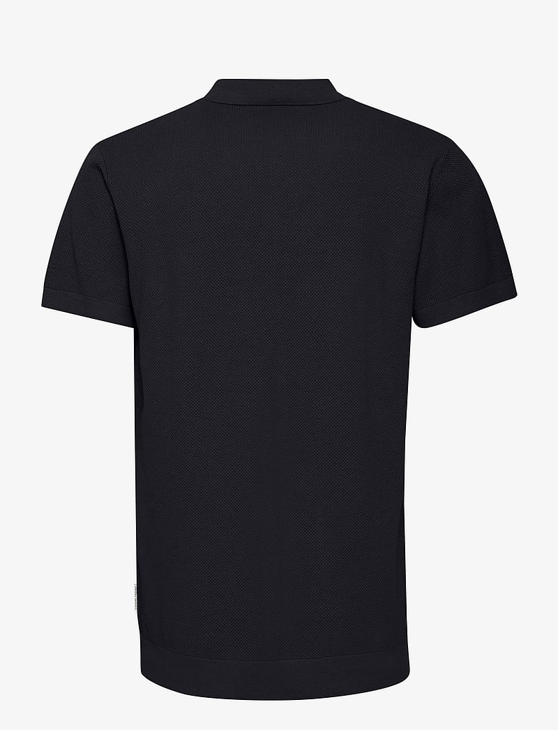 Casual Friday - CFMATEO SS STRUCTURED POLO KNI - kootud polosärgid - dark navy - 2