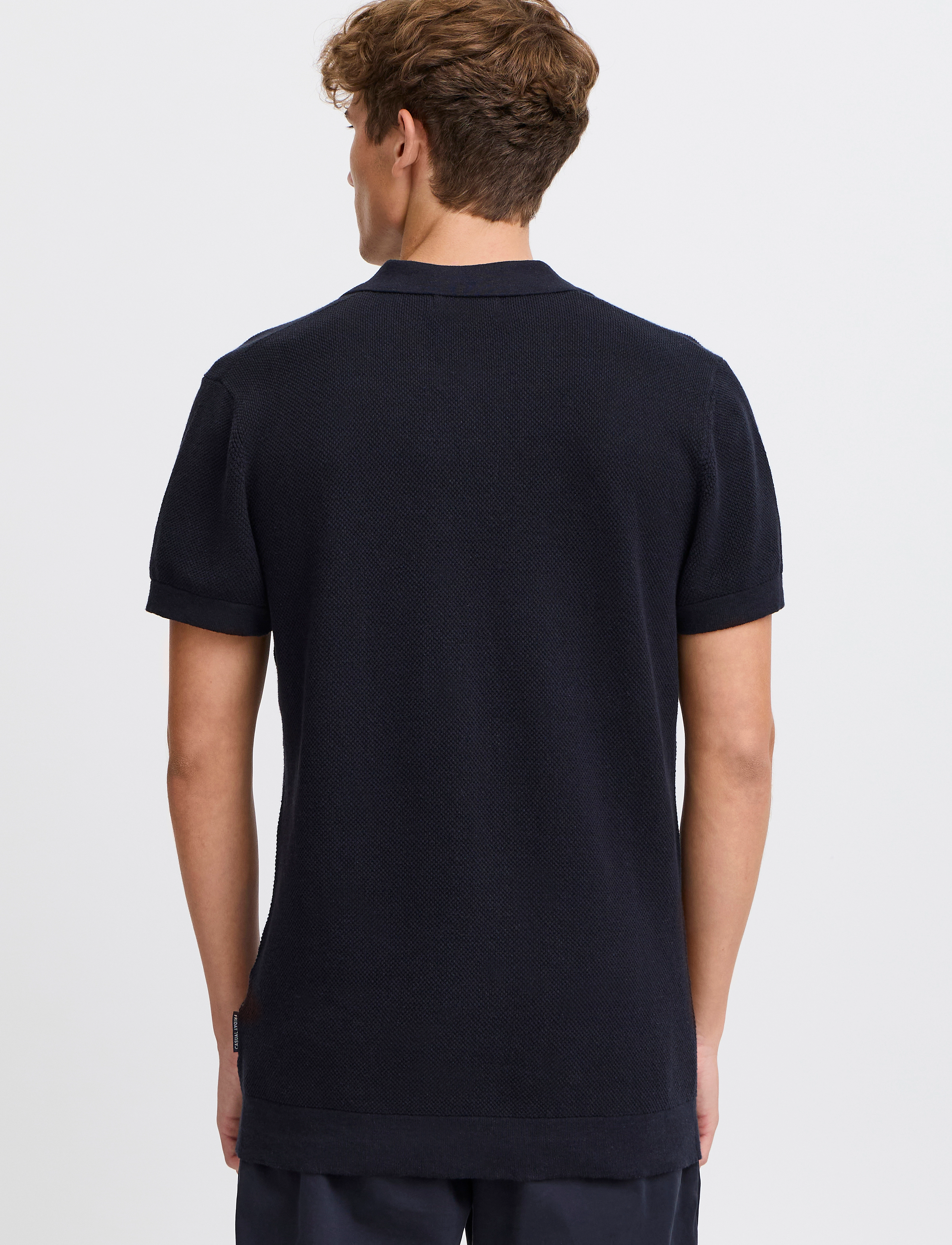 Casual Friday - CFMATEO SS STRUCTURED POLO KNI - swetry - dark navy - 5