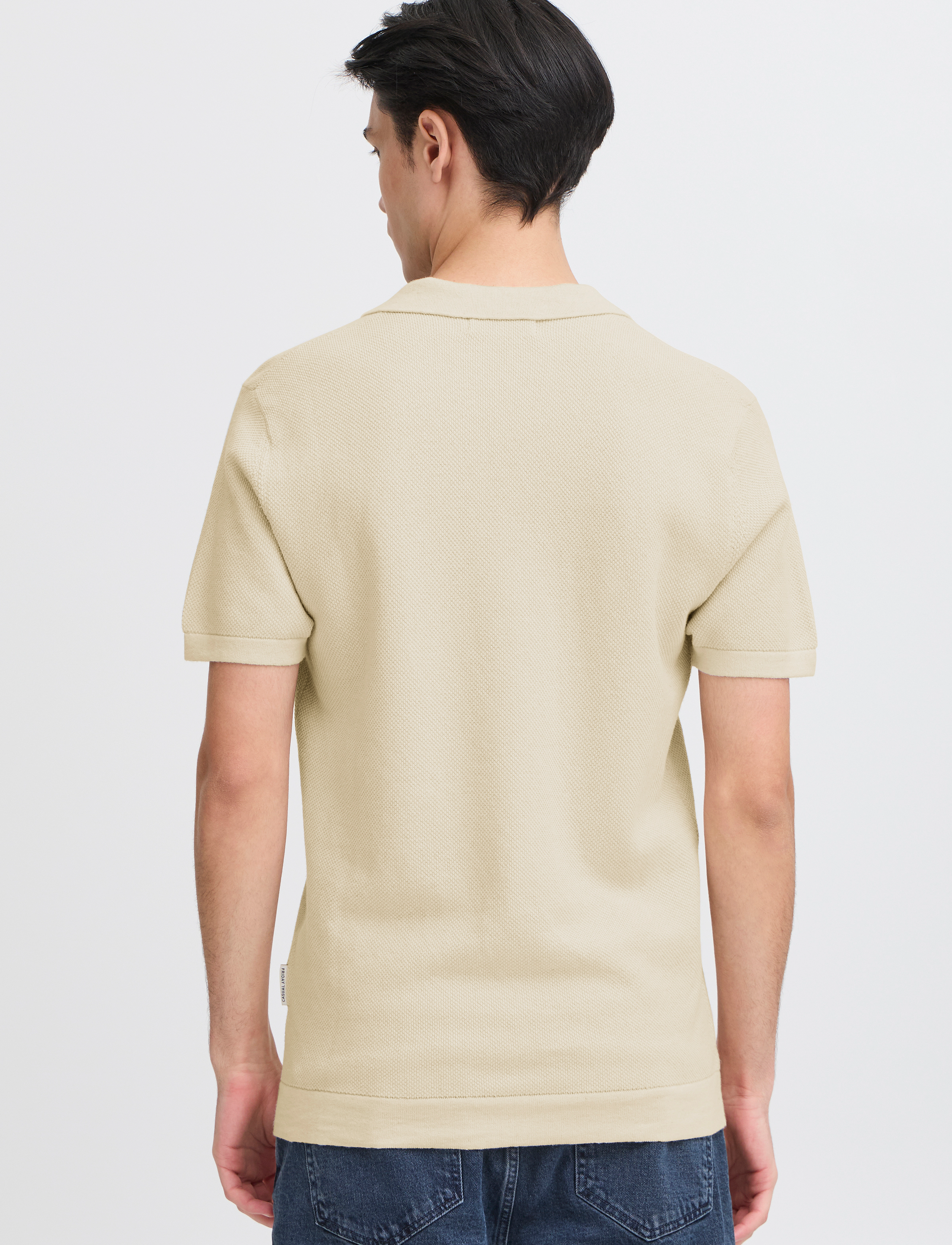 Casual Friday - CFMATEO SS STRUCTURED POLO KNI - stickade pikéer - rainy day - 5