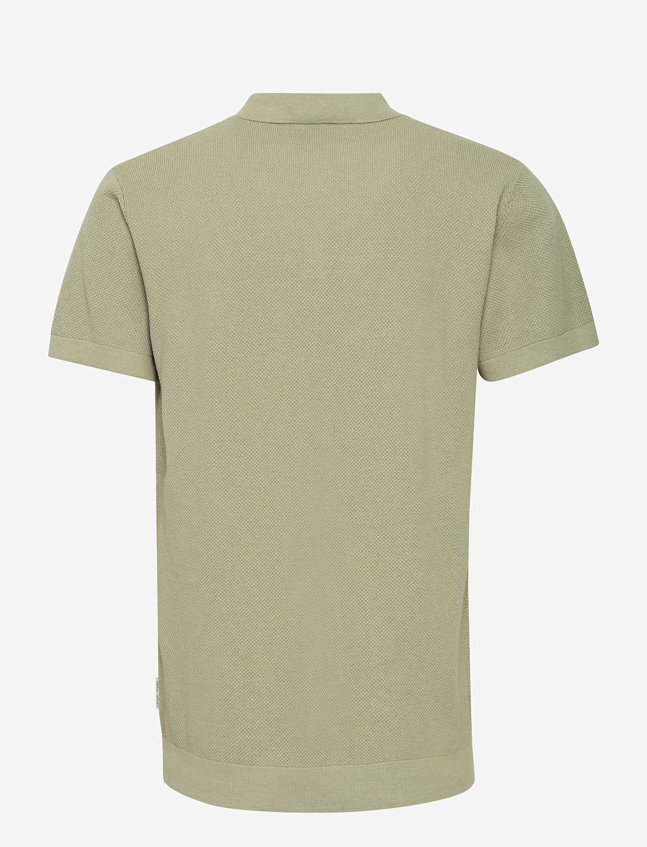 Casual Friday - CFMATEO SS STRUCTURED POLO KNI - stickade pikéer - tea - 2