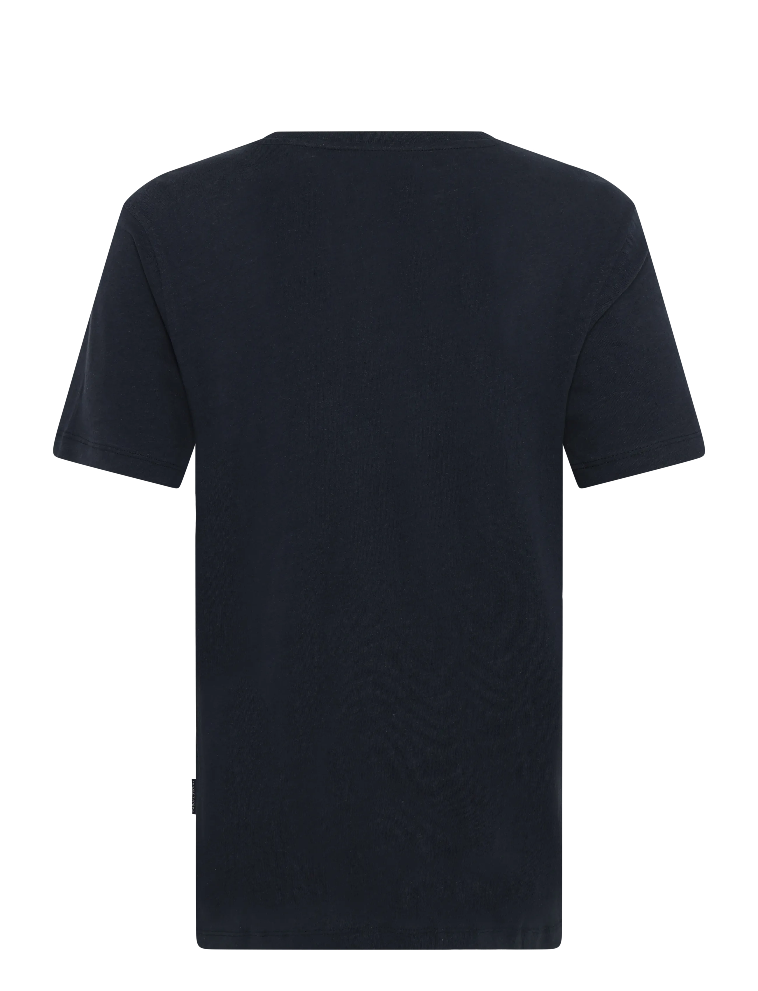 Casual Friday - CFTOM linen mix tee - kurzärmelige t-shirts - dark navy - 1