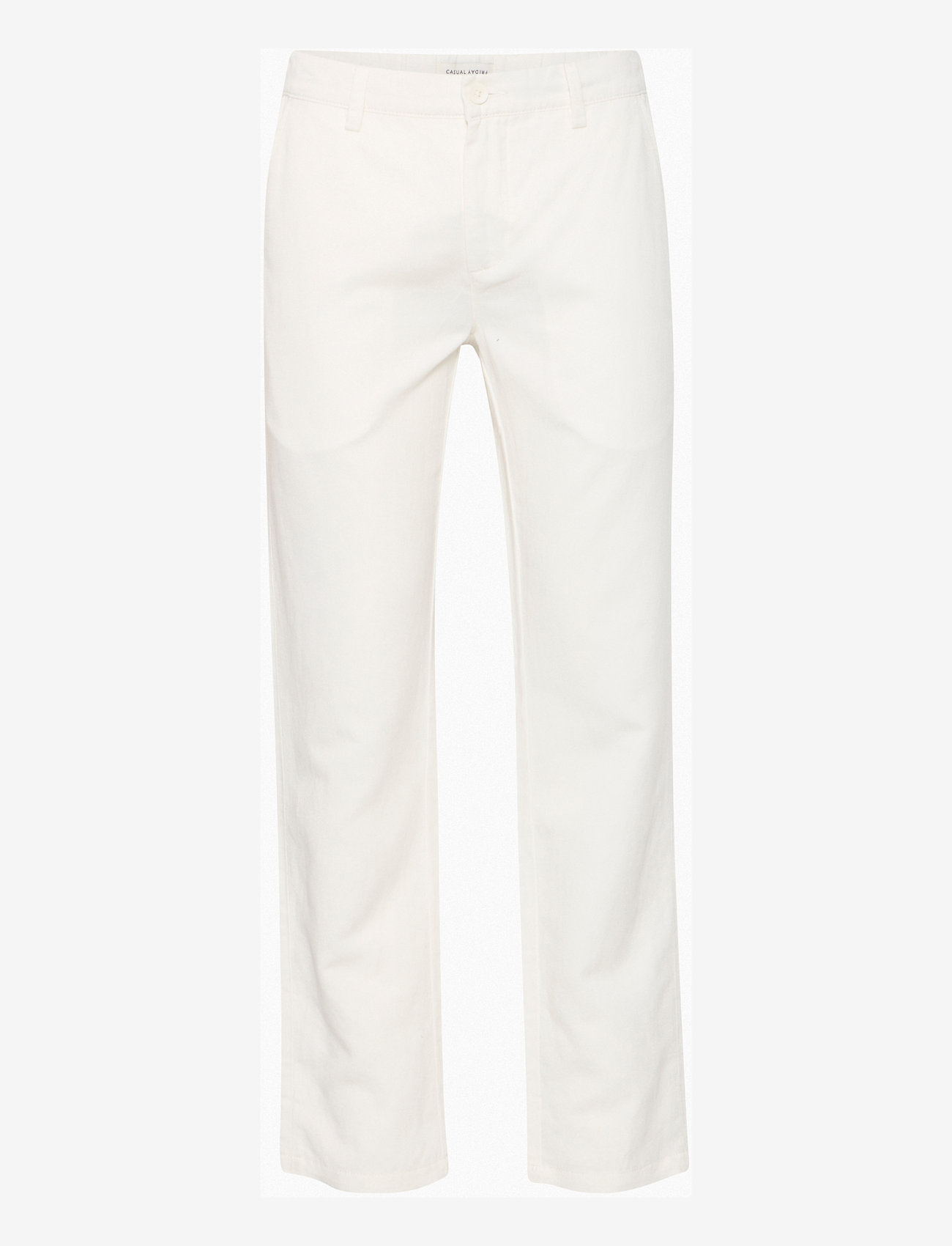 Casual Friday - CFPANDRUP 0185 linen mix pants - linnebyxor - egret - 1