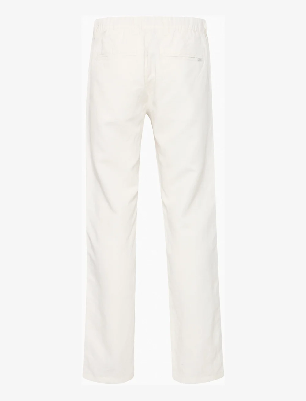 Casual Friday - CFPANDRUP 0185 linen mix pants - hørbukser - egret - 2