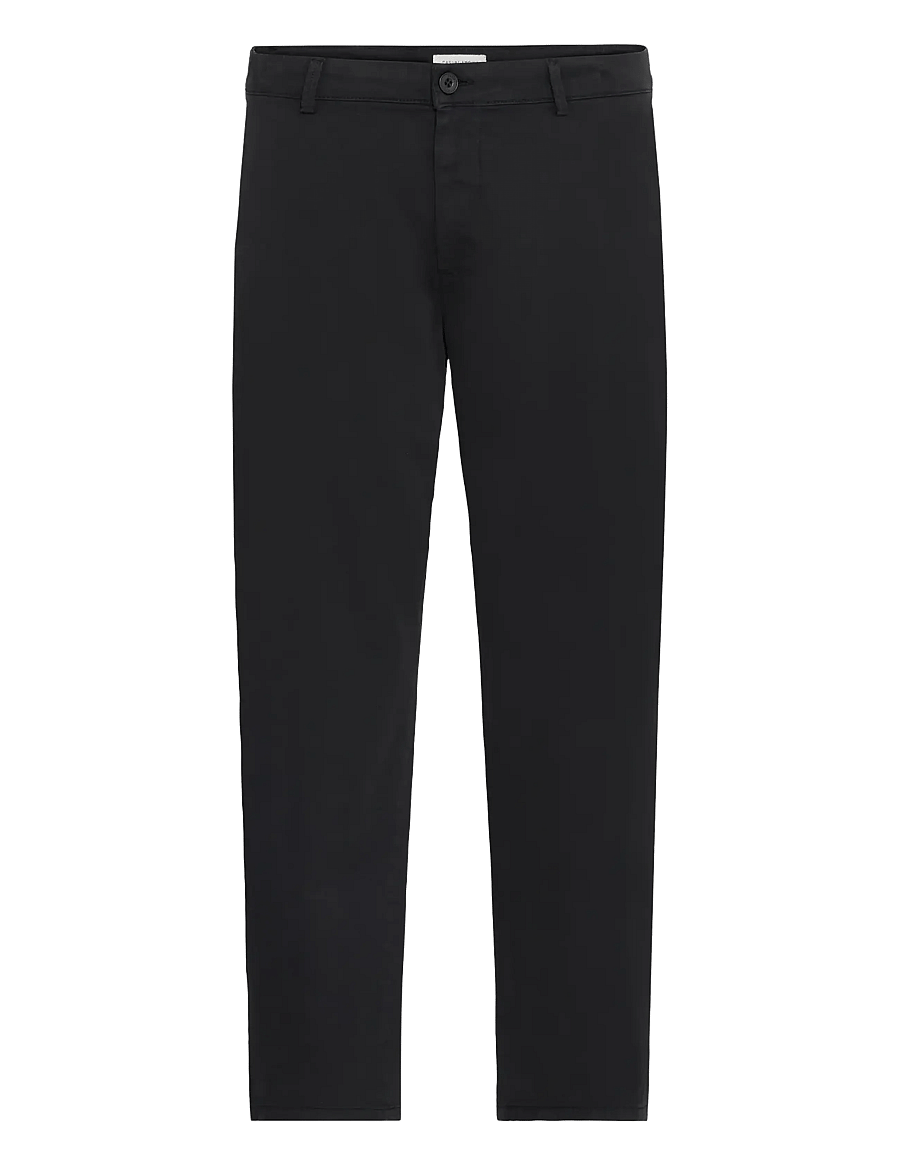 Casual Friday - CFPEPE GARMENT DYED PANTS - freizeithosen - black beauty - 1