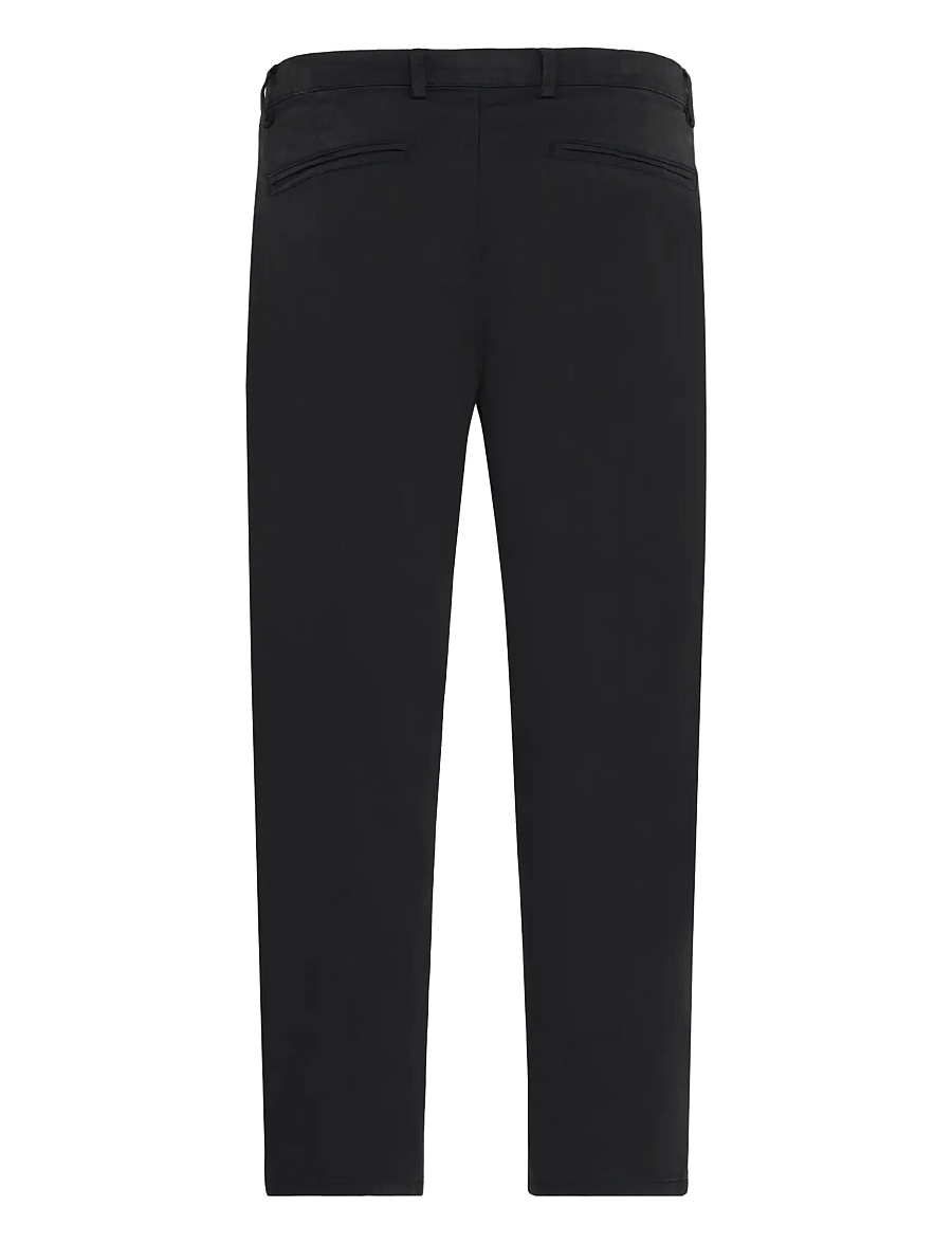 Casual Friday - CFPEPE GARMENT DYED PANTS - freizeithosen - black beauty - 2