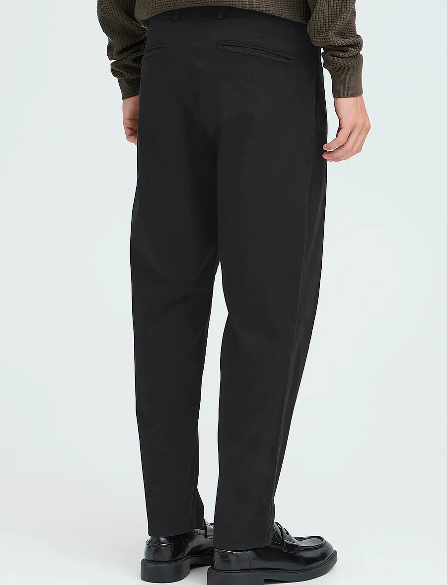 Casual Friday - CFPEPE GARMENT DYED PANTS - freizeithosen - black beauty - 3