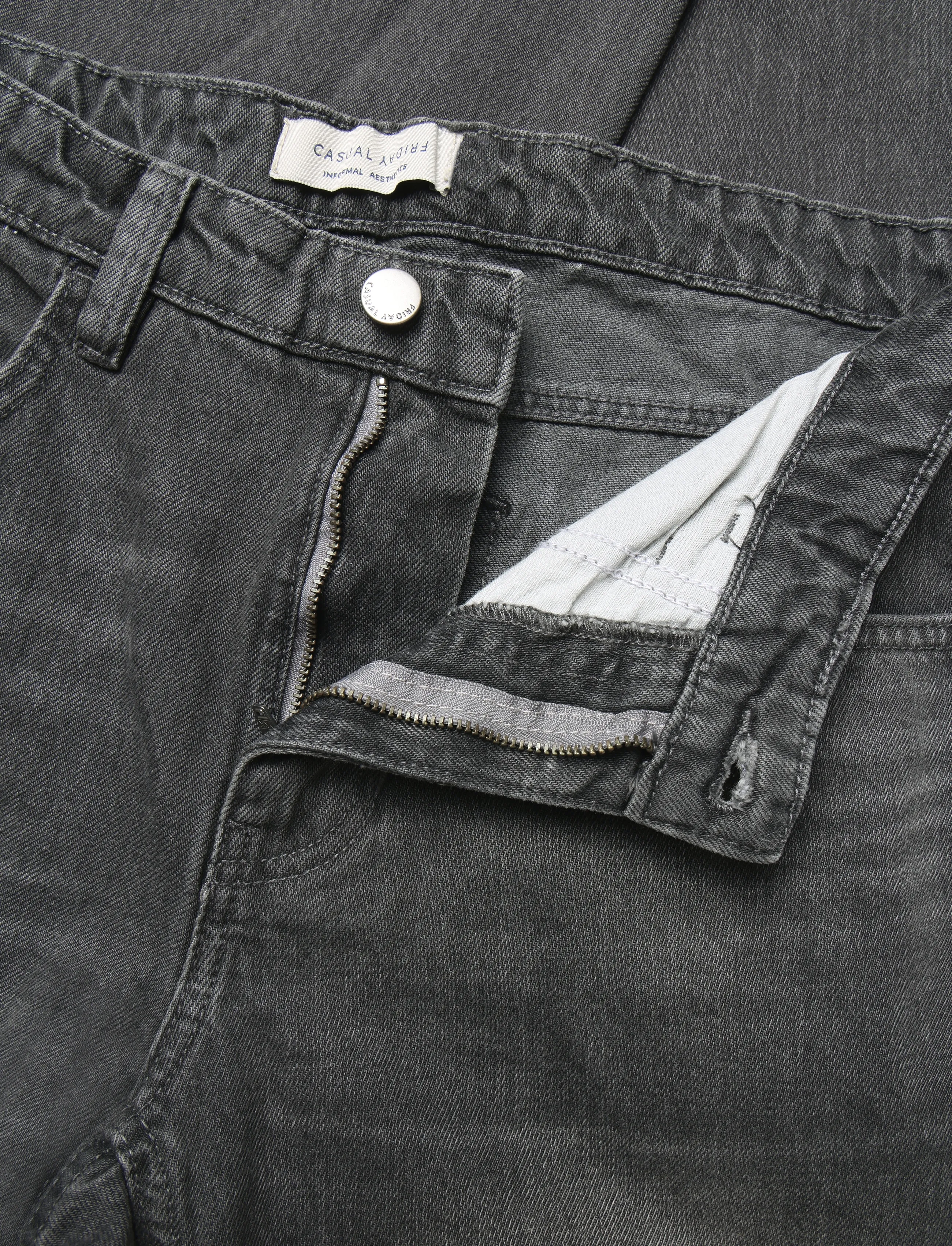 Casual Friday - CFKARUP 5-pocket jeans - tavalised teksad - denim dark grey - 3