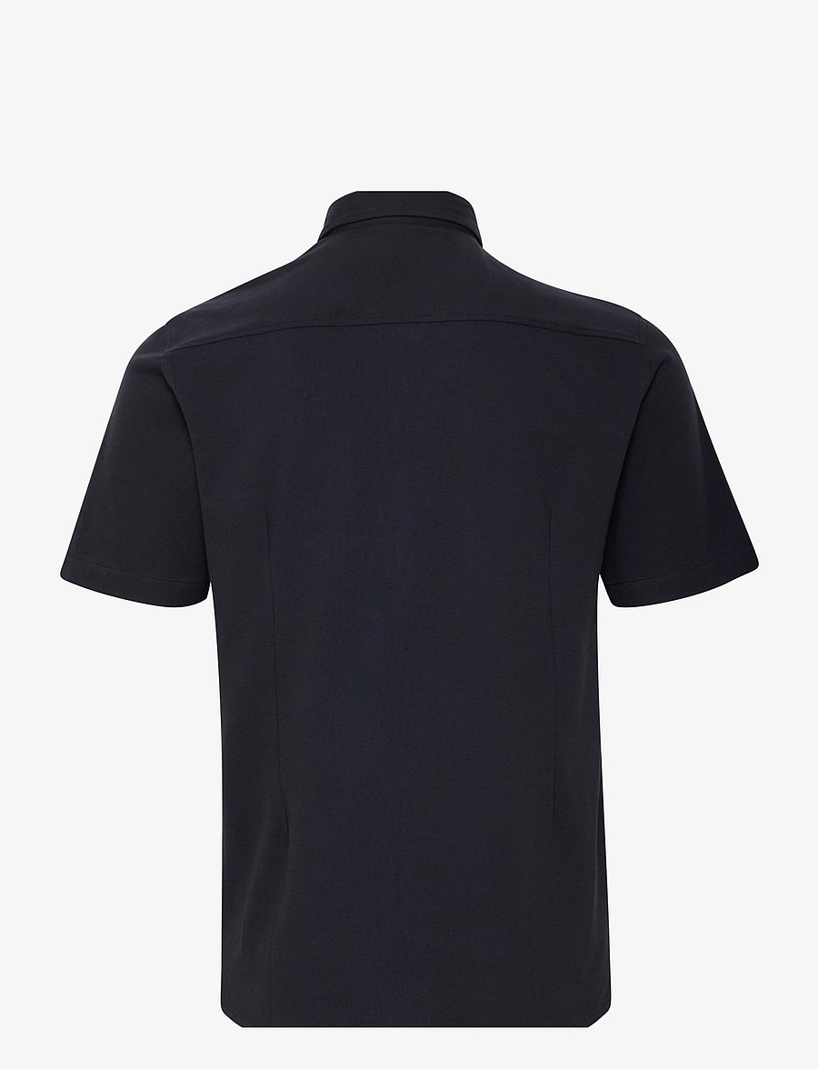 Casual Friday - CFFOLKE SS BU PIQUÉ SHIRT - lyhythihaiset - dark navy - 2