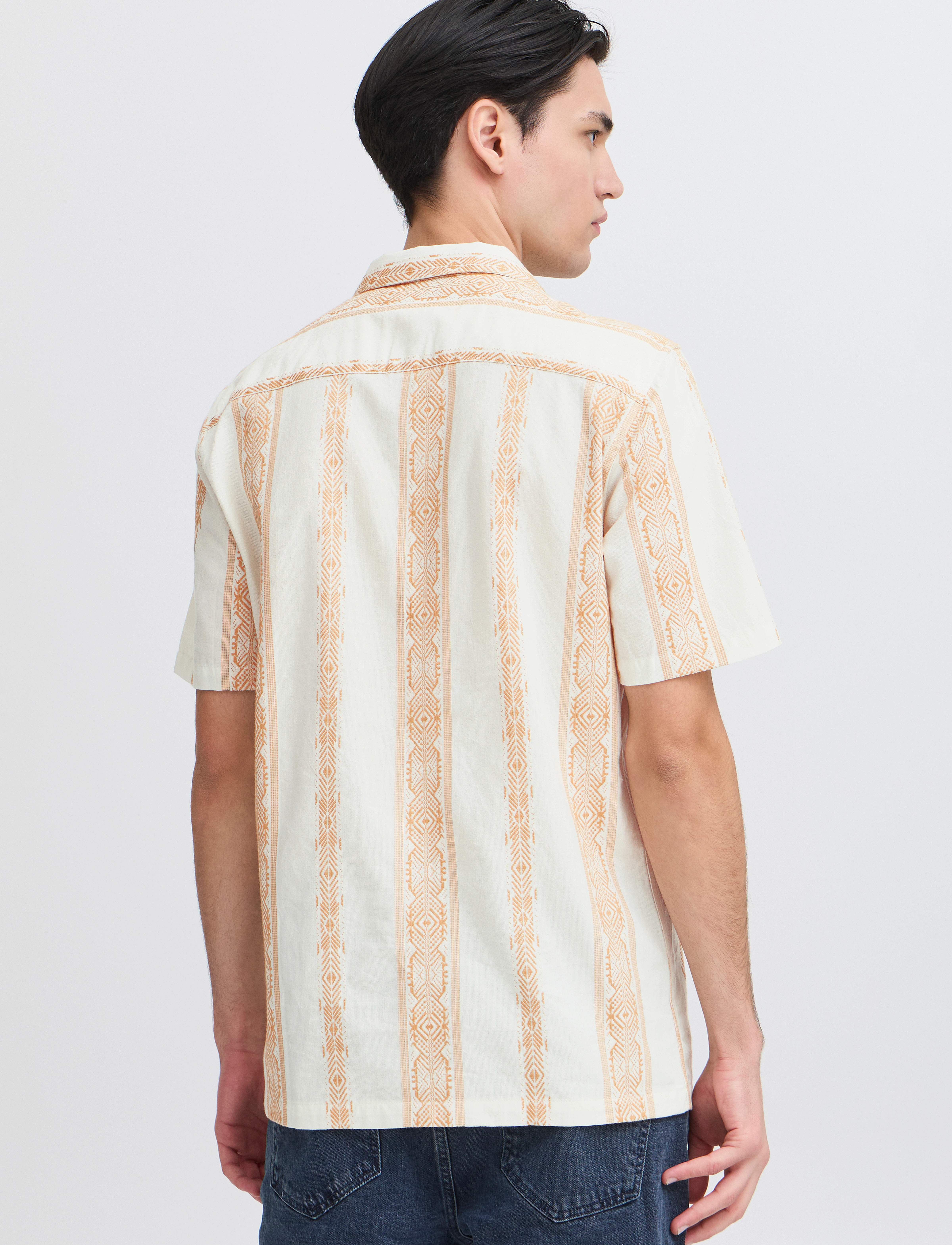 Casual Friday - CFJAYDEN SS RC inka shirt - krótki rękaw - doe - 5