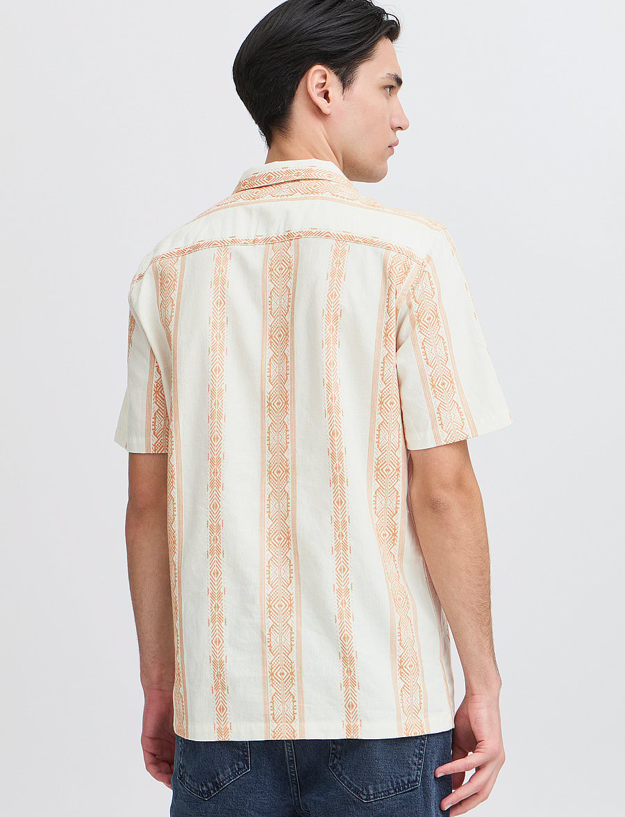 Casual Friday - CFJAYDEN SS RC inka shirt - chemises à manches courtes - doe - 5