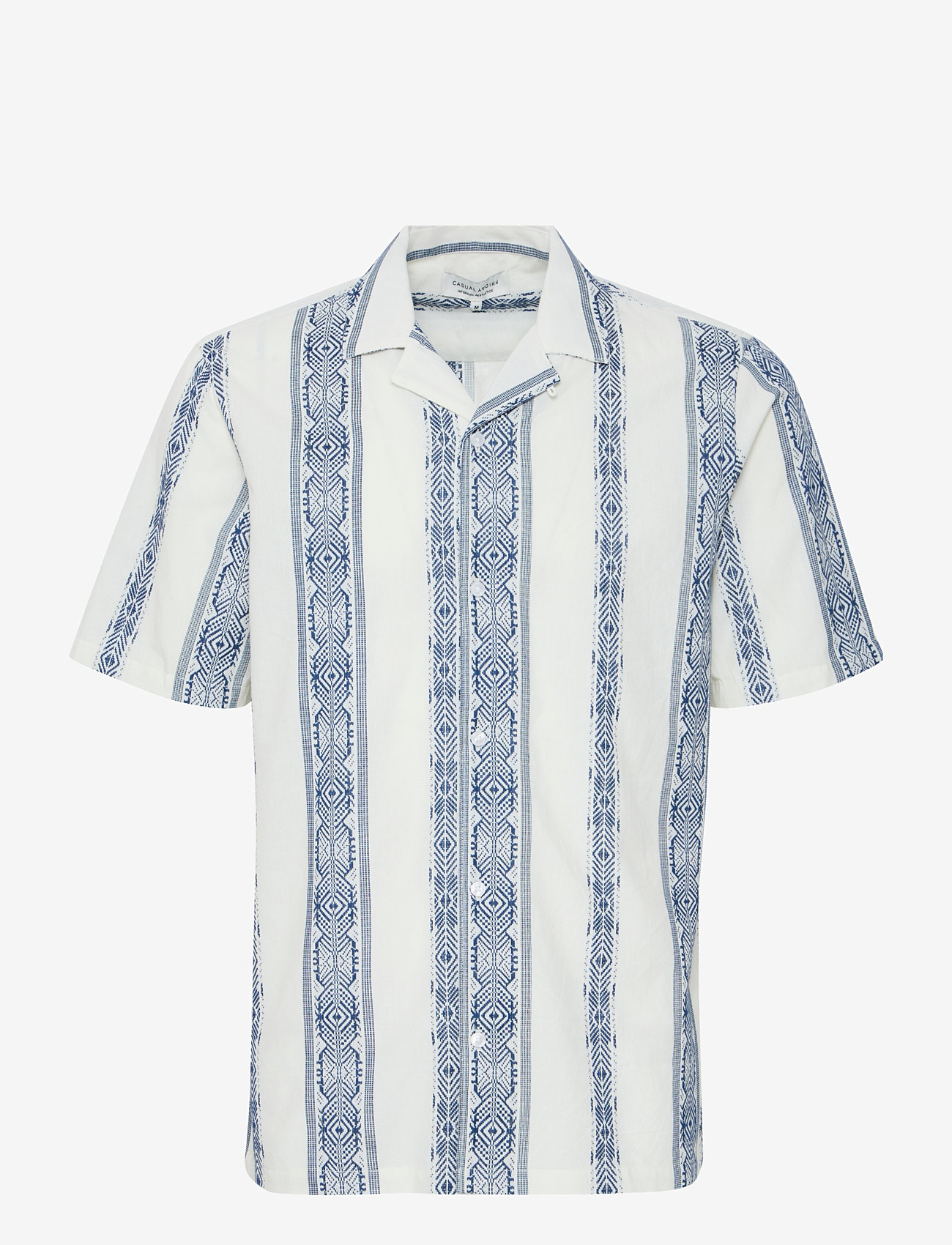 Casual Friday - CFJAYDEN SS RC inka shirt - short-sleeved shirts - estate blue - 1