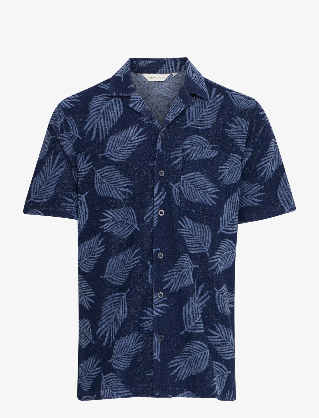 CASUAL FRIDAY Cfaaron Ss Rc Frotté Shirt Blau - S - Herren