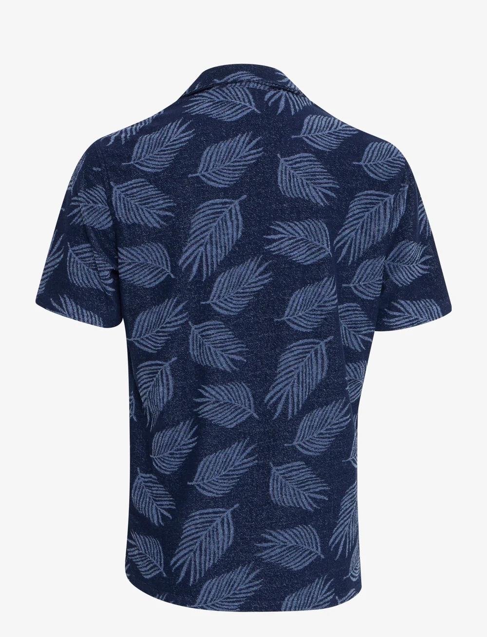 Casual Friday - CFAARON SS RC frotté shirt - kurzarmhemden - navy blazer - 2