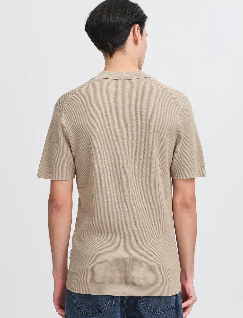 Casual Friday - CFMAVERICK SS polo knit - stickade pikéer - plaza taupe - 5