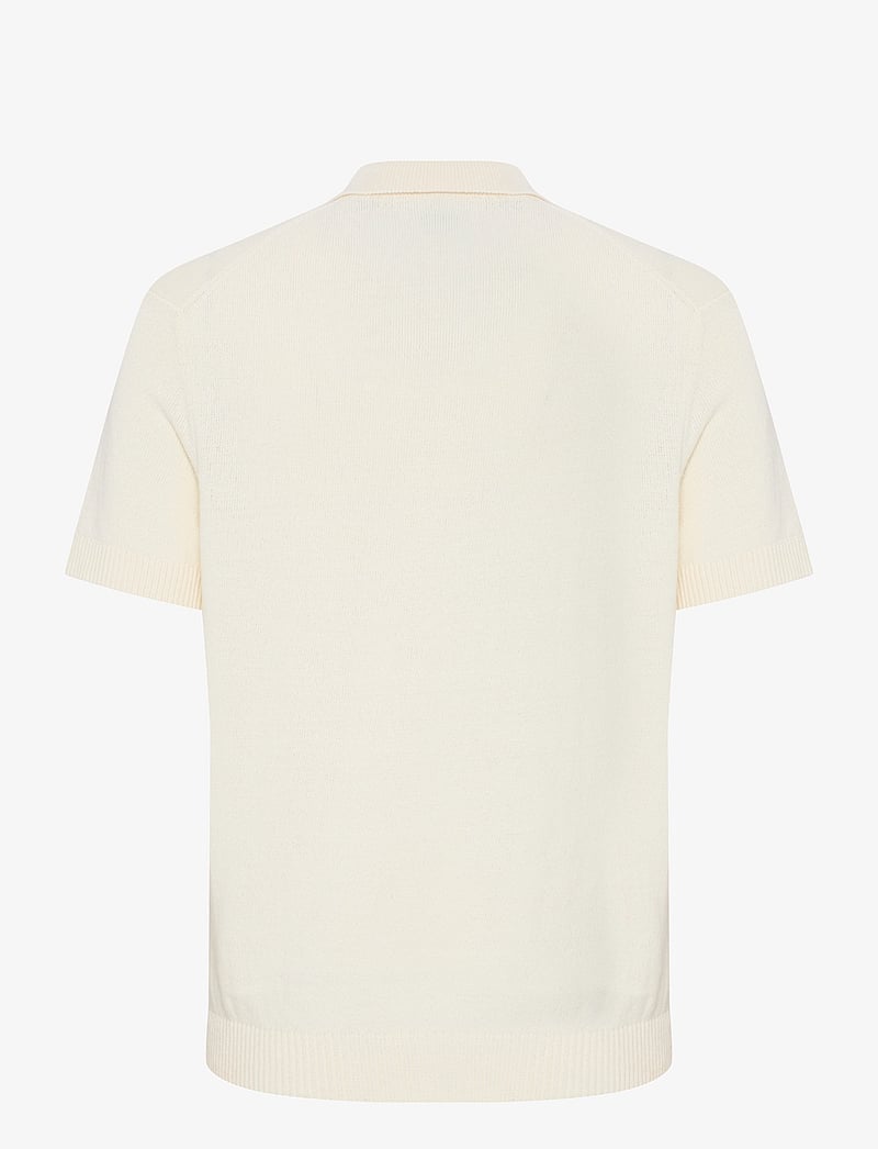 Casual Friday - CFAIDEN SS structured polo knit - polostrik - egret - 2