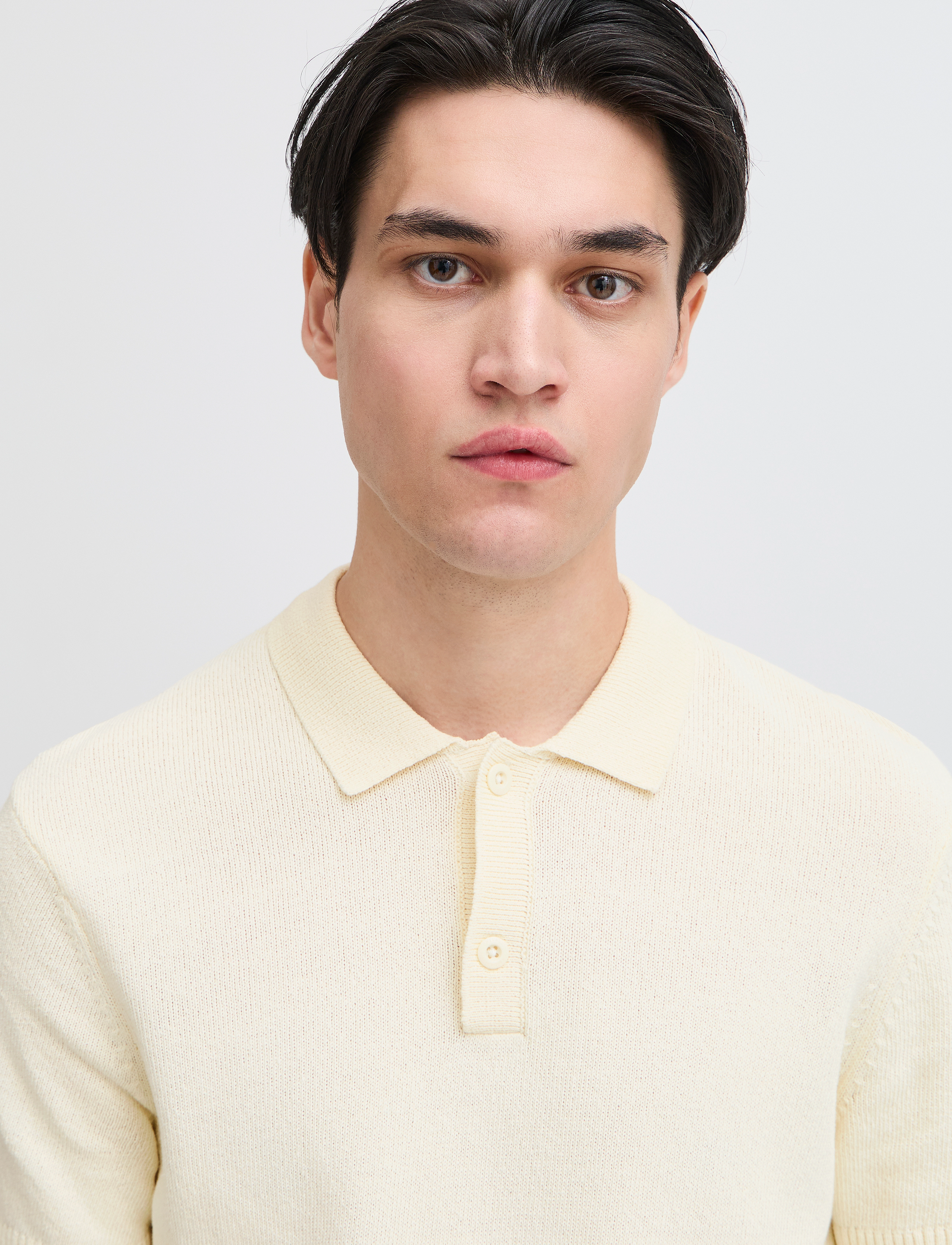 Casual Friday Cfaiden Ss Structured Polo Knit pikéer herr – bild 4