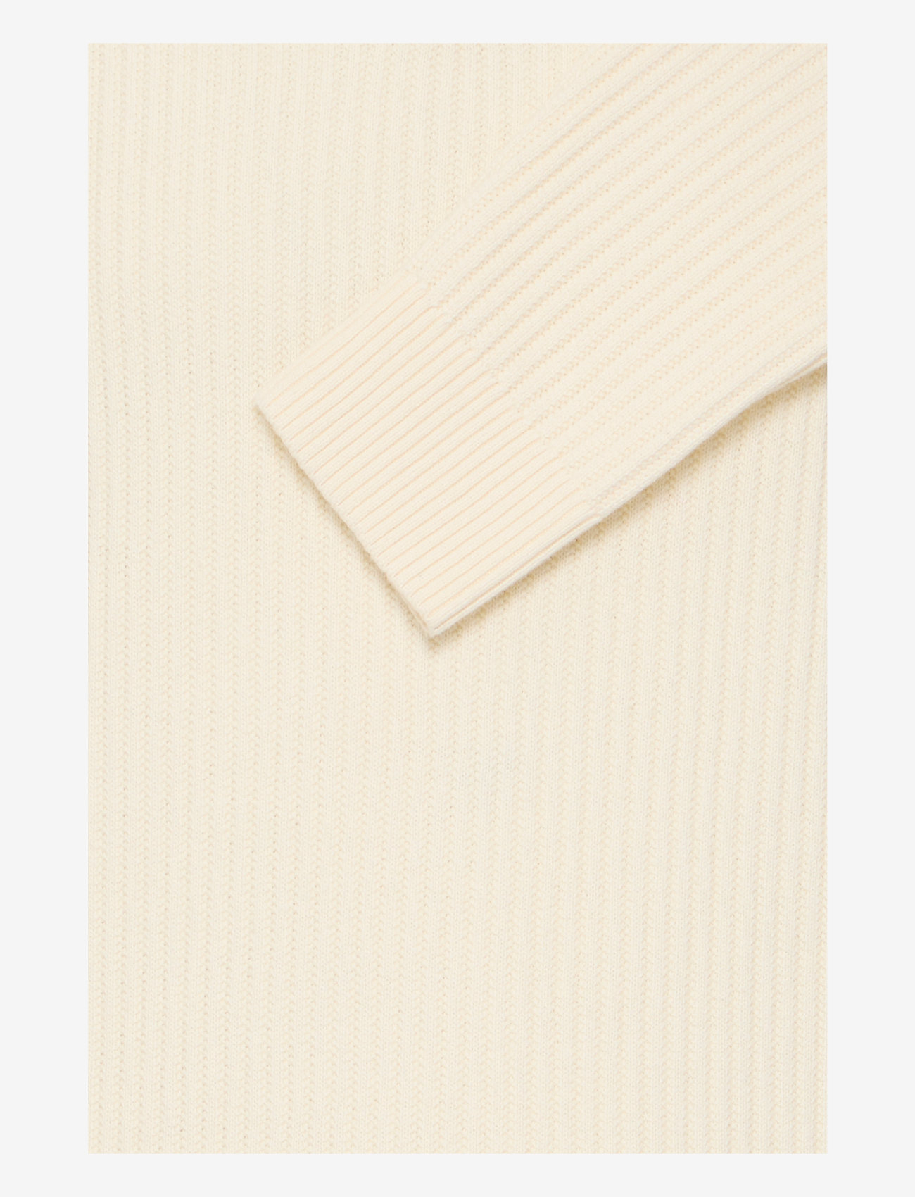 Casual Friday - CFNOLAN LS ribbed polo knit - egret - 3