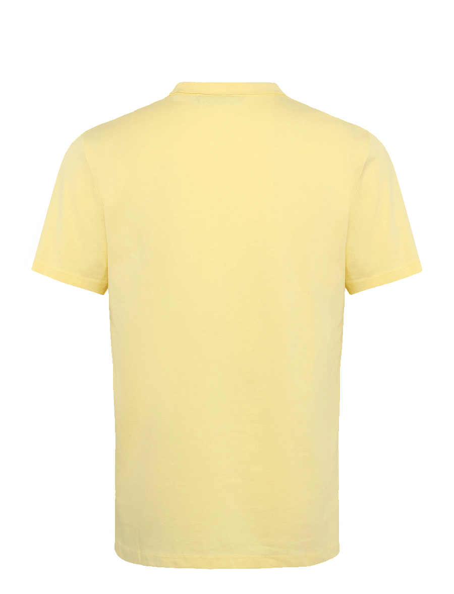 Casual Friday - CFKAYDEN tee with embroidery - kurzärmelige t-shirts - pale banana - 1