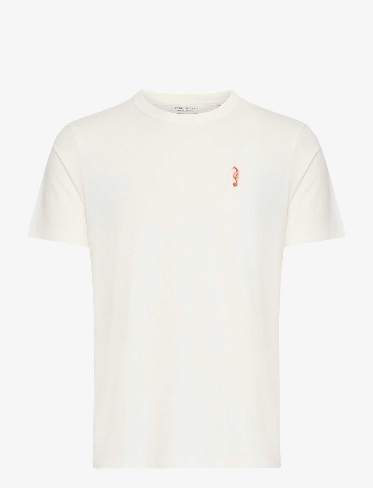 Casual Friday - CFCARSON tee with embriodery - herbstliche kleidung - egret - 0