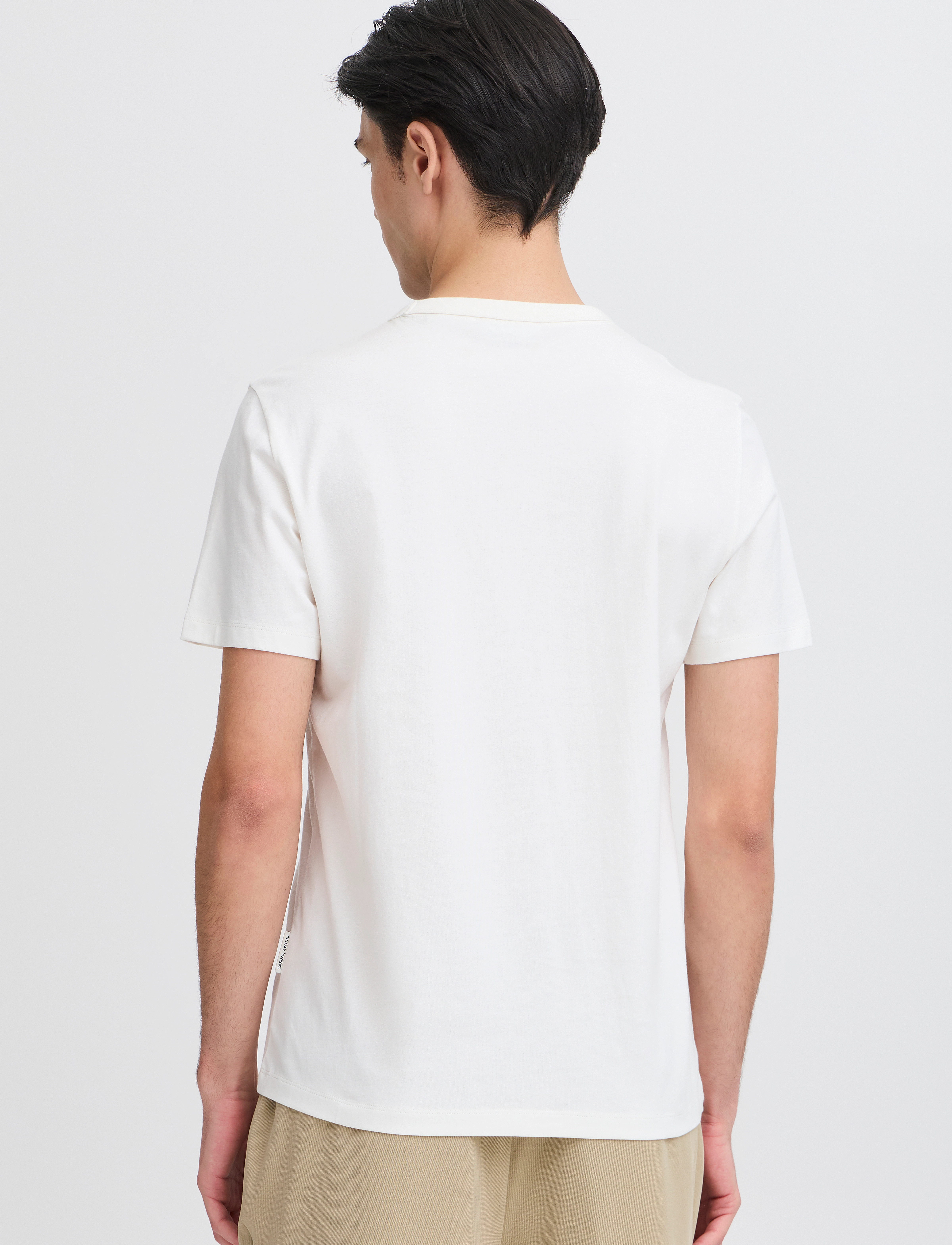 Casual Friday - CFCARSON tee with embriodery - egret - 5