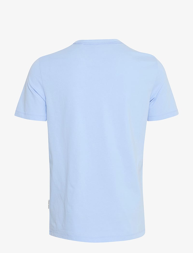 Casual Friday - CFEMMET tee with embroidery - kurzärmelig - chambray blue - 2