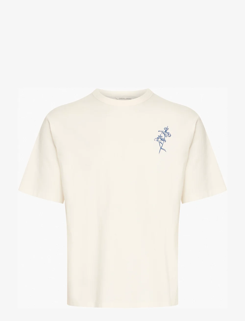 Casual Friday - CFJAXSON tee with backprint - cloud dancer - 0