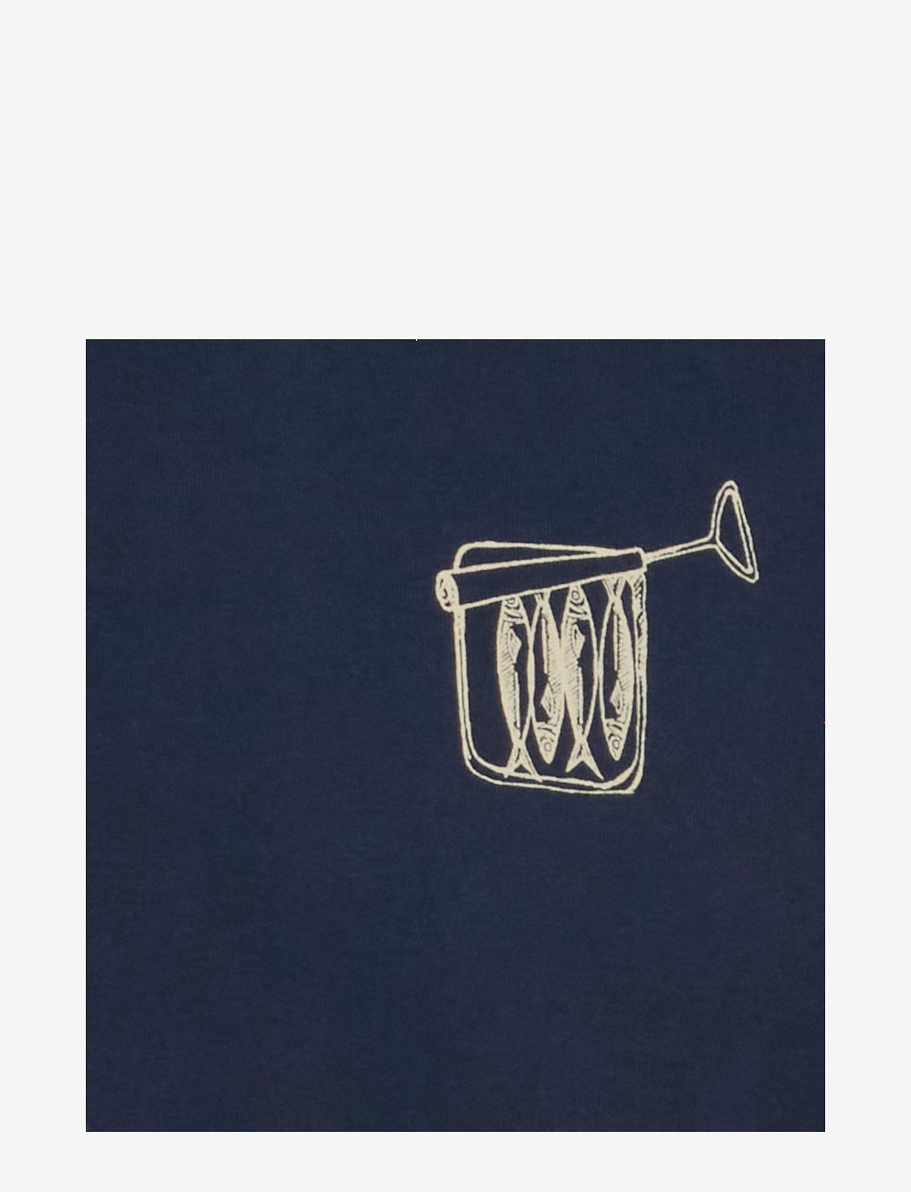 Casual Friday - CFARCHER tee with back print - kurzärmelig - navy blazer - 3