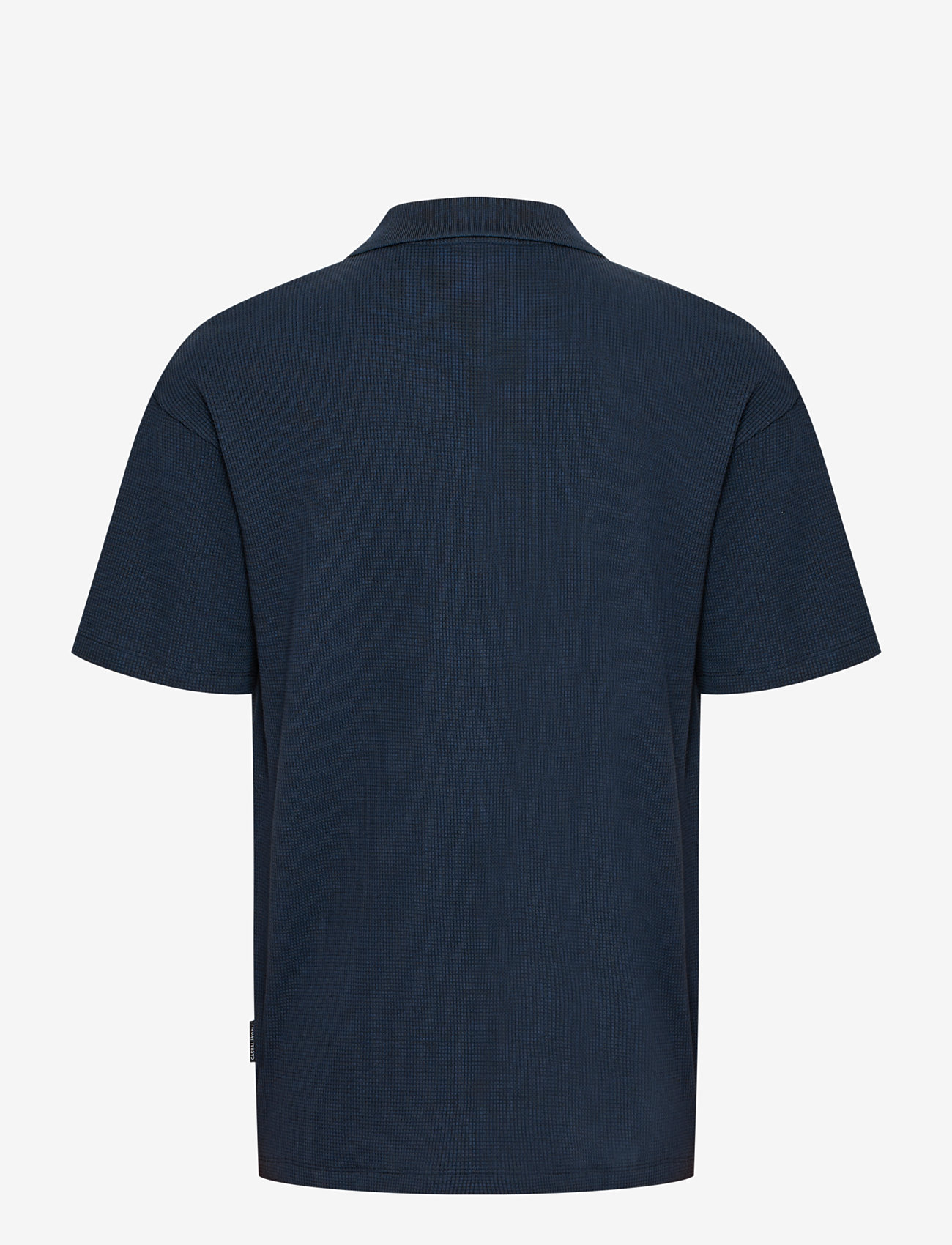 Casual Friday - CFCAMERON 0210 waffle polo - kortärmade pikéer - dark navy - 2