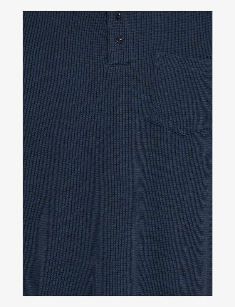 Casual Friday - CFCAMERON 0210 waffle polo - kortærmede poloer - dark navy - 3