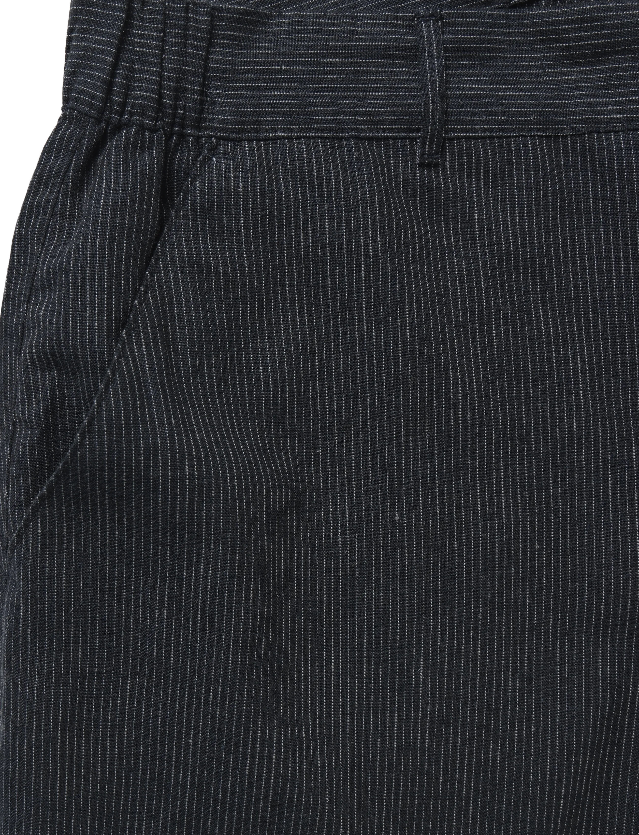 Casual Friday - CFELIAN 0207 striped linen mix shor - linased lühikesed püksid - dark navy - 4
