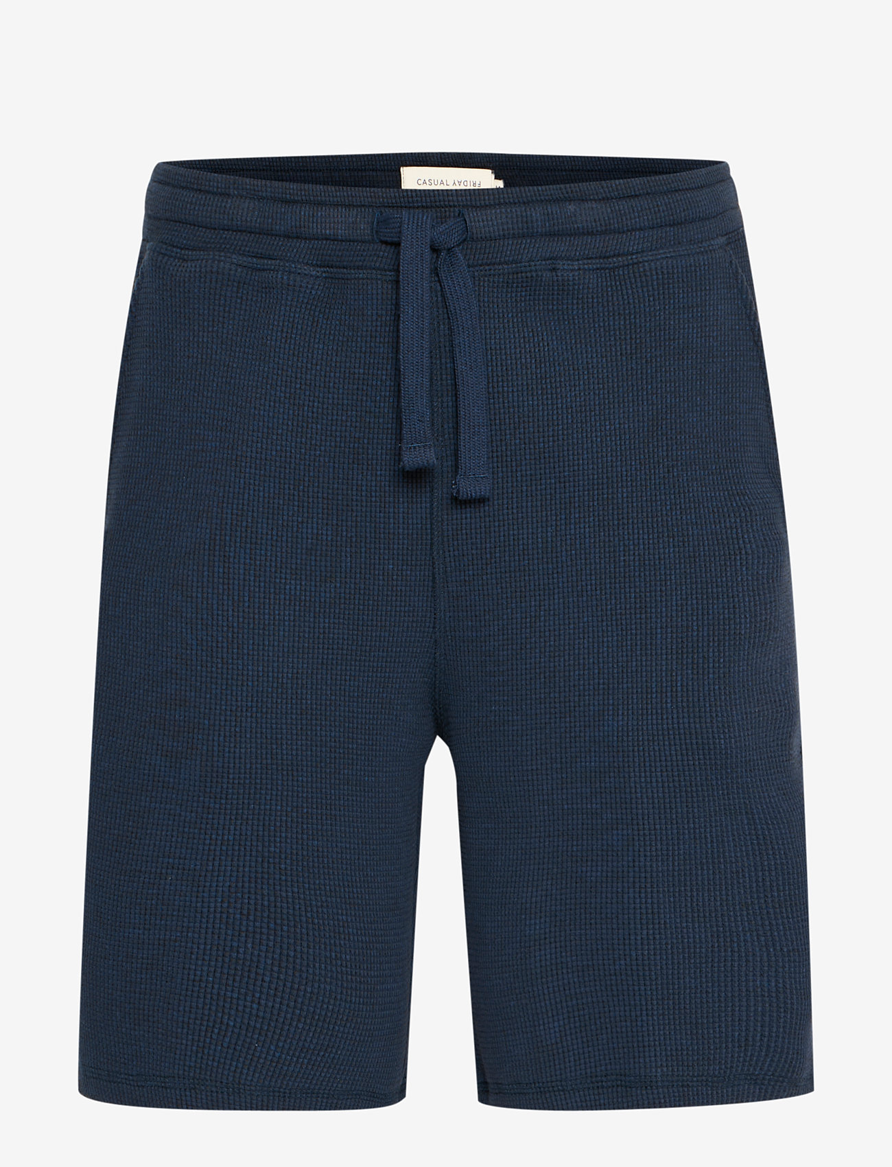 Casual Friday - CFULF0210 waffle shorts - kollektionen - dark navy - 1