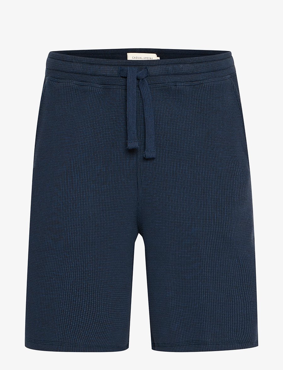 Casual Friday - CFULF0210 waffle shorts - vacation essentials - dark navy - 1