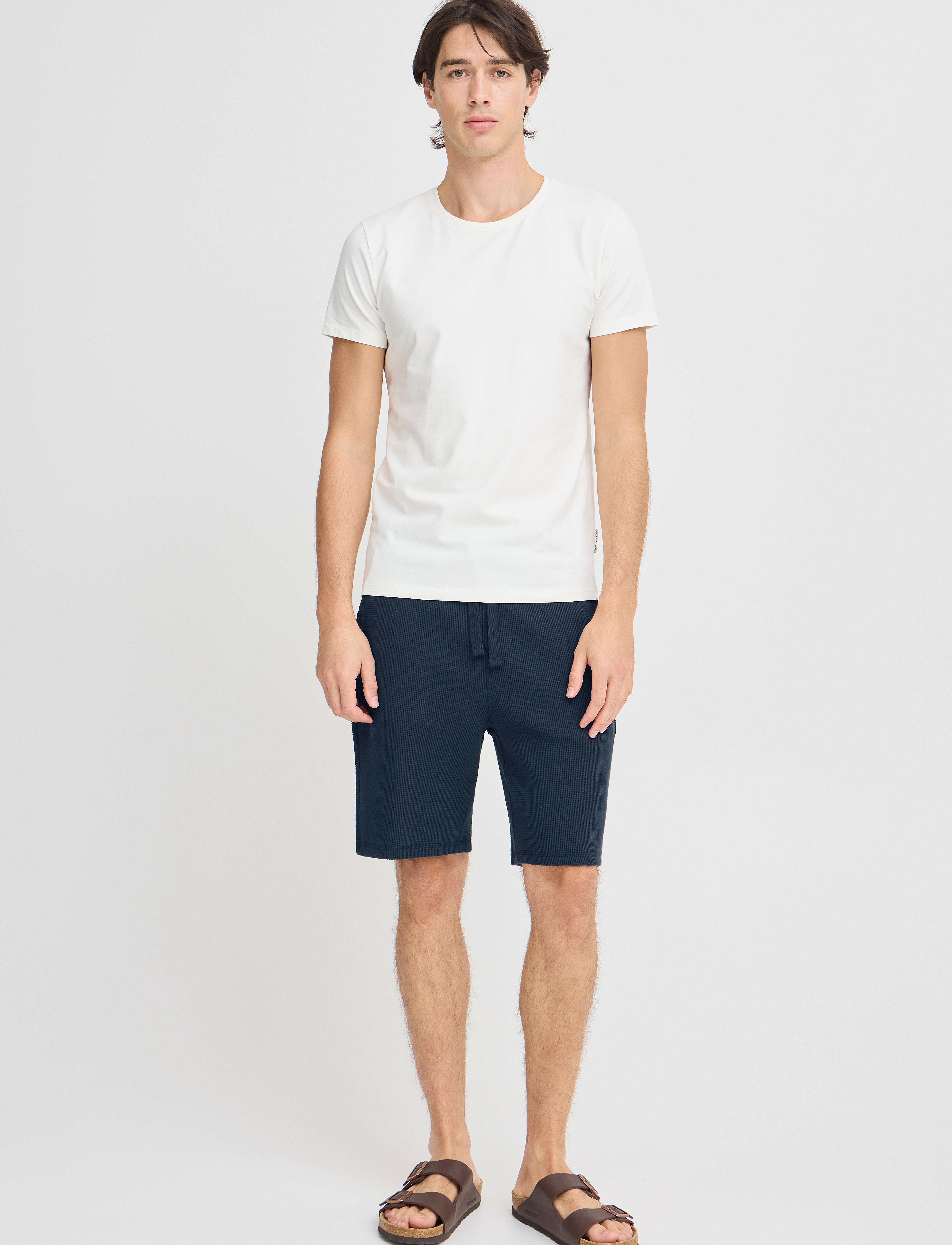Casual Friday Cfulf0210 Waffle Shorts, Mænd, Vaffel Shorts, Navy, Str: XL