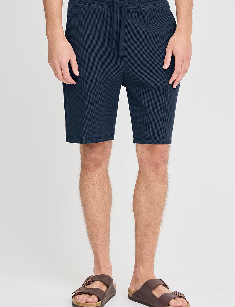 Casual Friday - CFULF0210 waffle shorts - kollektionen - dark navy - 4
